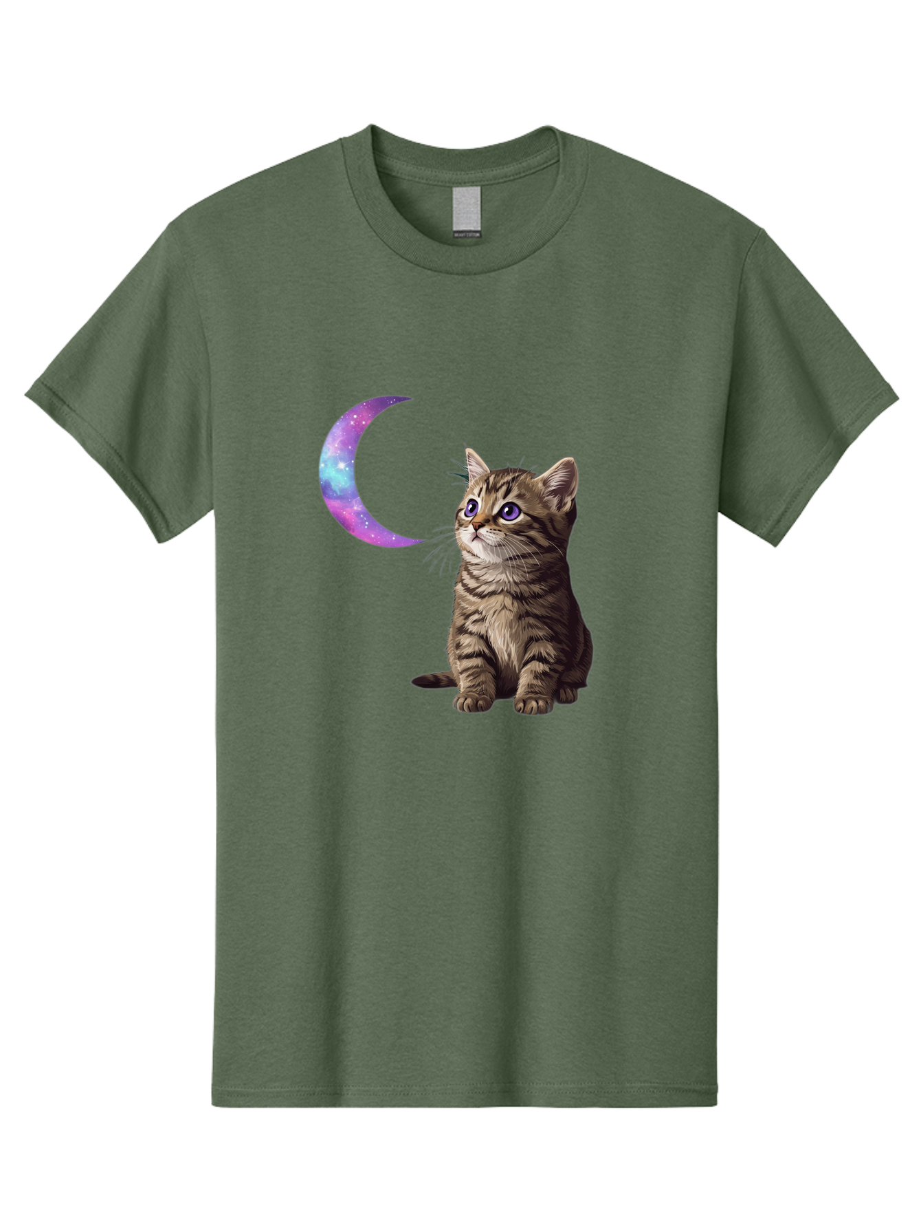 Cat-And-Crescent-Moon-3 Men'S Graphic Tee, 100% Cotton, Comfortable Casual Summer Wear, Machine Washable, Vintage Camera, Old Camera, Antique Camera, Black Camera, Classic Photography, Photography Equipment, Nostalgic Device, Film Camera, Bai621