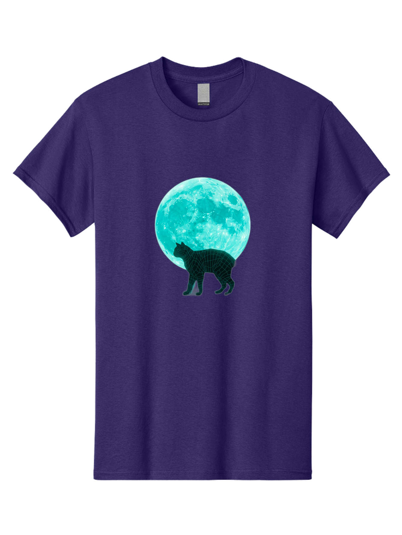 Cat-And-Moon-2 Men'S Graphic Tee, 100% Cotton, Comfortable Casual Summer Wear, Machine Washable, Vintage Camera, Old Camera, Antique Camera, Black Camera, Classic Photography, Photography Equipment, Nostalgic Device, Film Camera, Camera Art Bai624