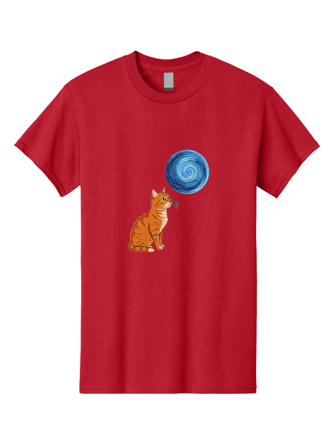 Cat-And-Swirl Men'S Graphic Tee, 100% Cotton, Comfortable Casual Summer Wear, Machine Washable, Vintage Camera, Old Camera, Antique Camera, Black Camera, Classic Photography, Photography Equipment, Nostalgic Device, Film Camera, Camera Art Bai627