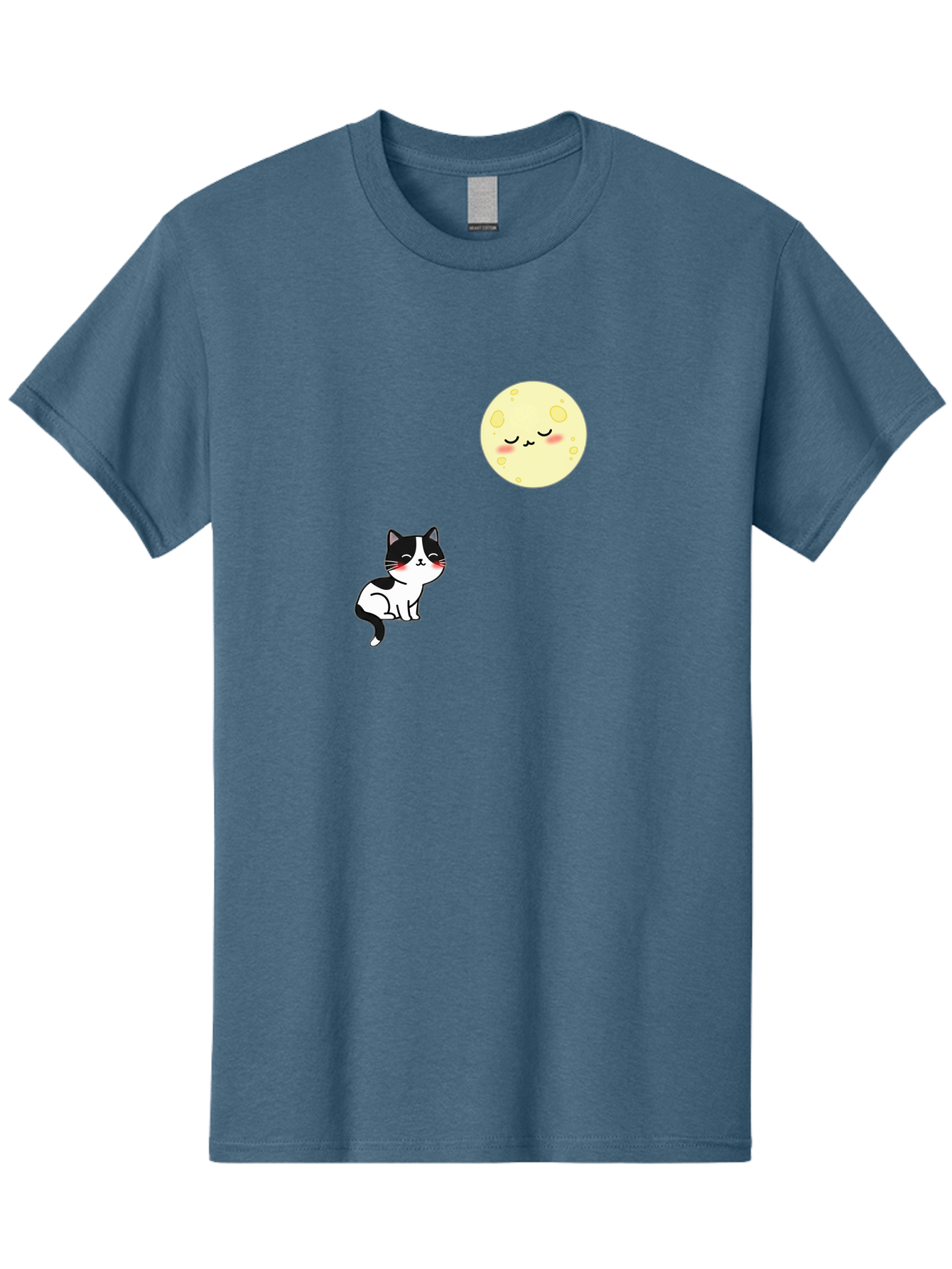 Cat-Gazing-At-Moon Men'S Graphic Tee, 100% Cotton, Comfortable Casual Summer Wear, Machine Washable, Vintage Camera, Old Camera, Antique Camera, Black Camera, Classic Photography, Photography Equipment, Nostalgic Device, Film Camera, Bai630