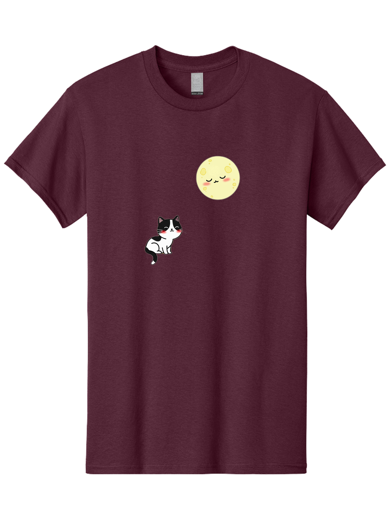 Cat-Gazing-At-Moon Men'S Graphic Tee, 100% Cotton, Comfortable Casual Summer Wear, Machine Washable, Vintage Camera, Old Camera, Antique Camera, Black Camera, Classic Photography, Photography Equipment, Nostalgic Device, Film Camera, Bai630