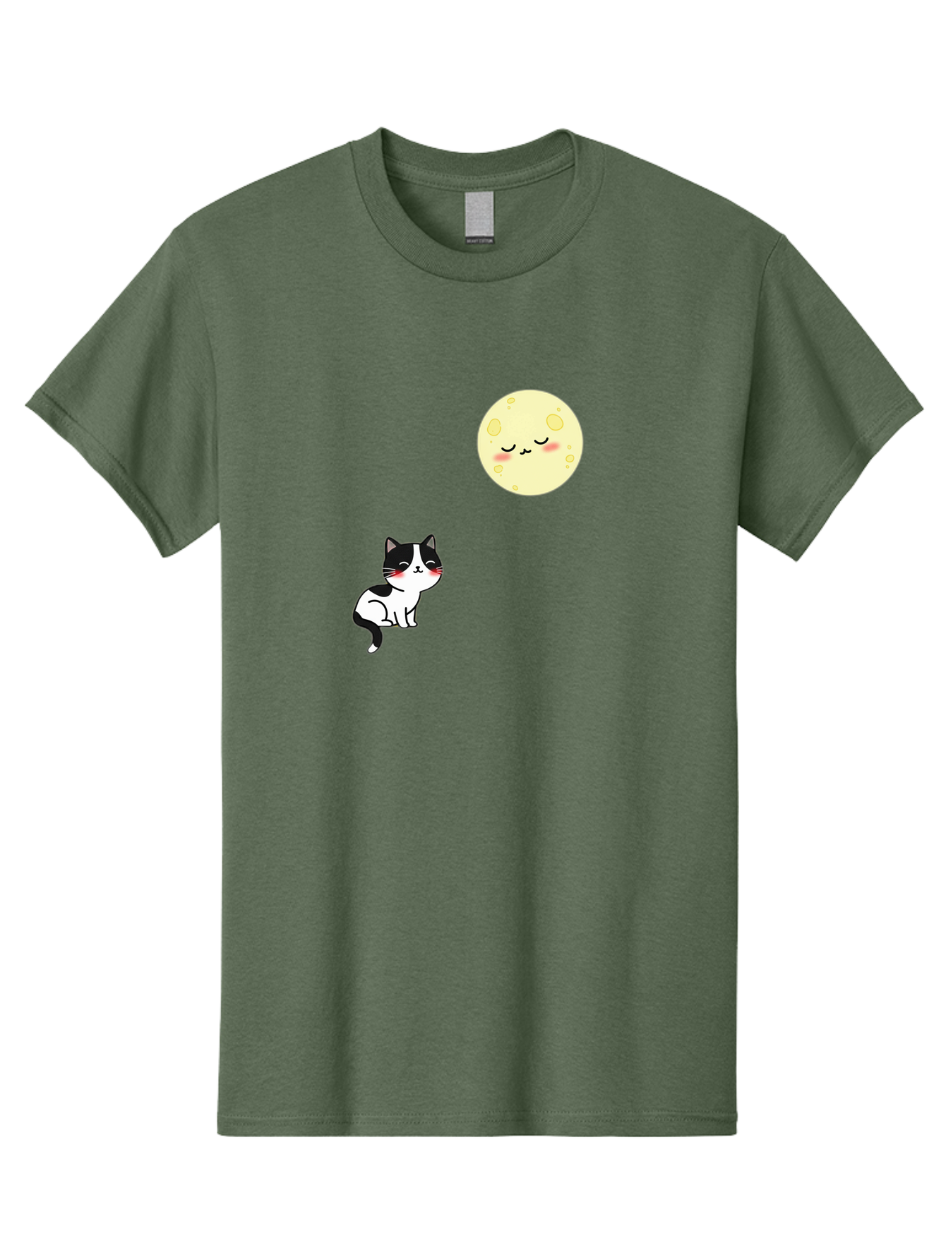 Cat-Gazing-At-Moon Men'S Graphic Tee, 100% Cotton, Comfortable Casual Summer Wear, Machine Washable, Vintage Camera, Old Camera, Antique Camera, Black Camera, Classic Photography, Photography Equipment, Nostalgic Device, Film Camera, Bai630