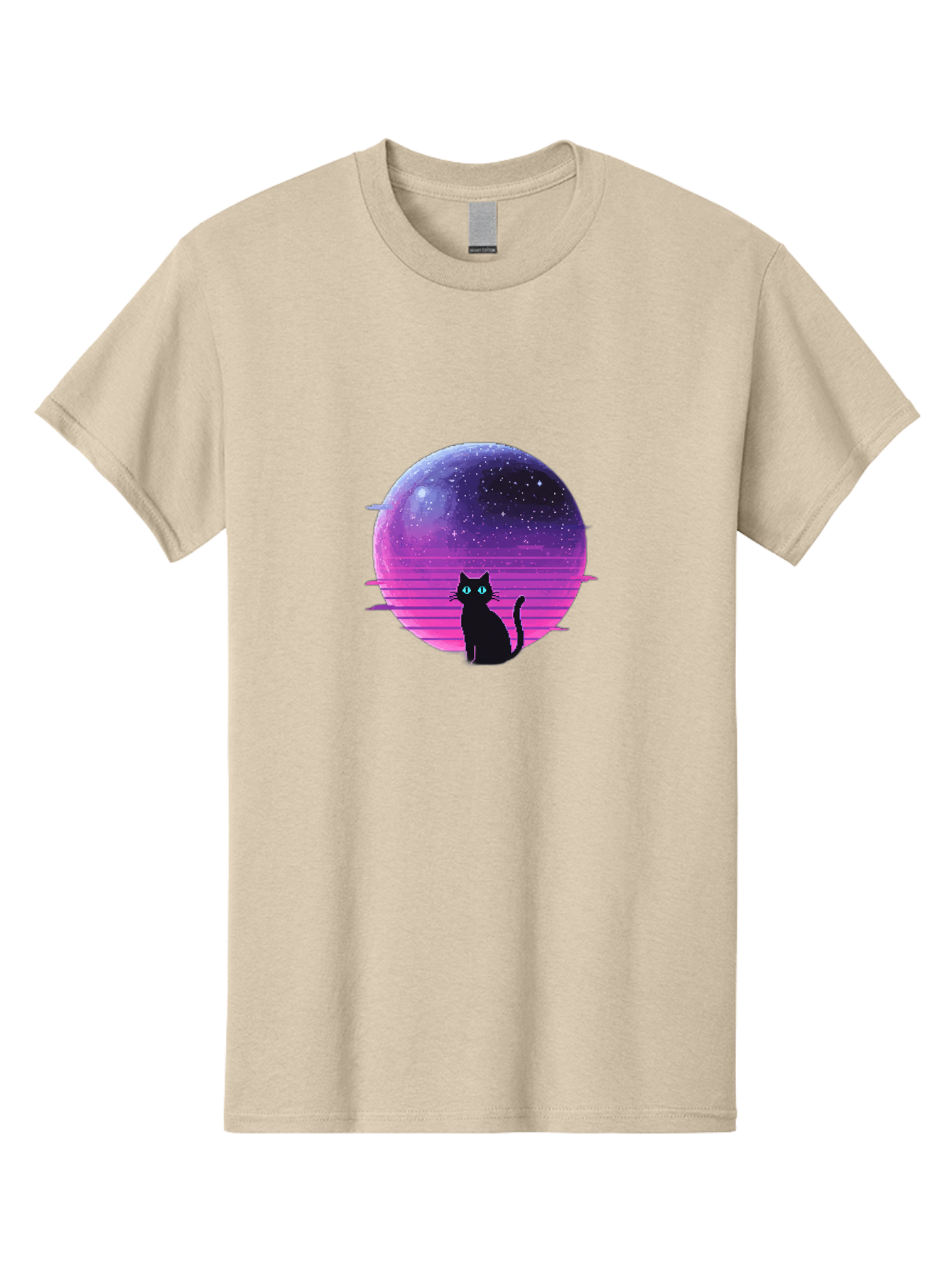 Cat-In-Retro-Sunset Men'S Graphic Tee, 100% Cotton, Comfortable Casual Summer Wear, Machine Washable, Vintage Camera, Old Camera, Antique Camera, Black Camera, Classic Photography, Photography Equipment, Nostalgic Device, Film Camera, Bai631
