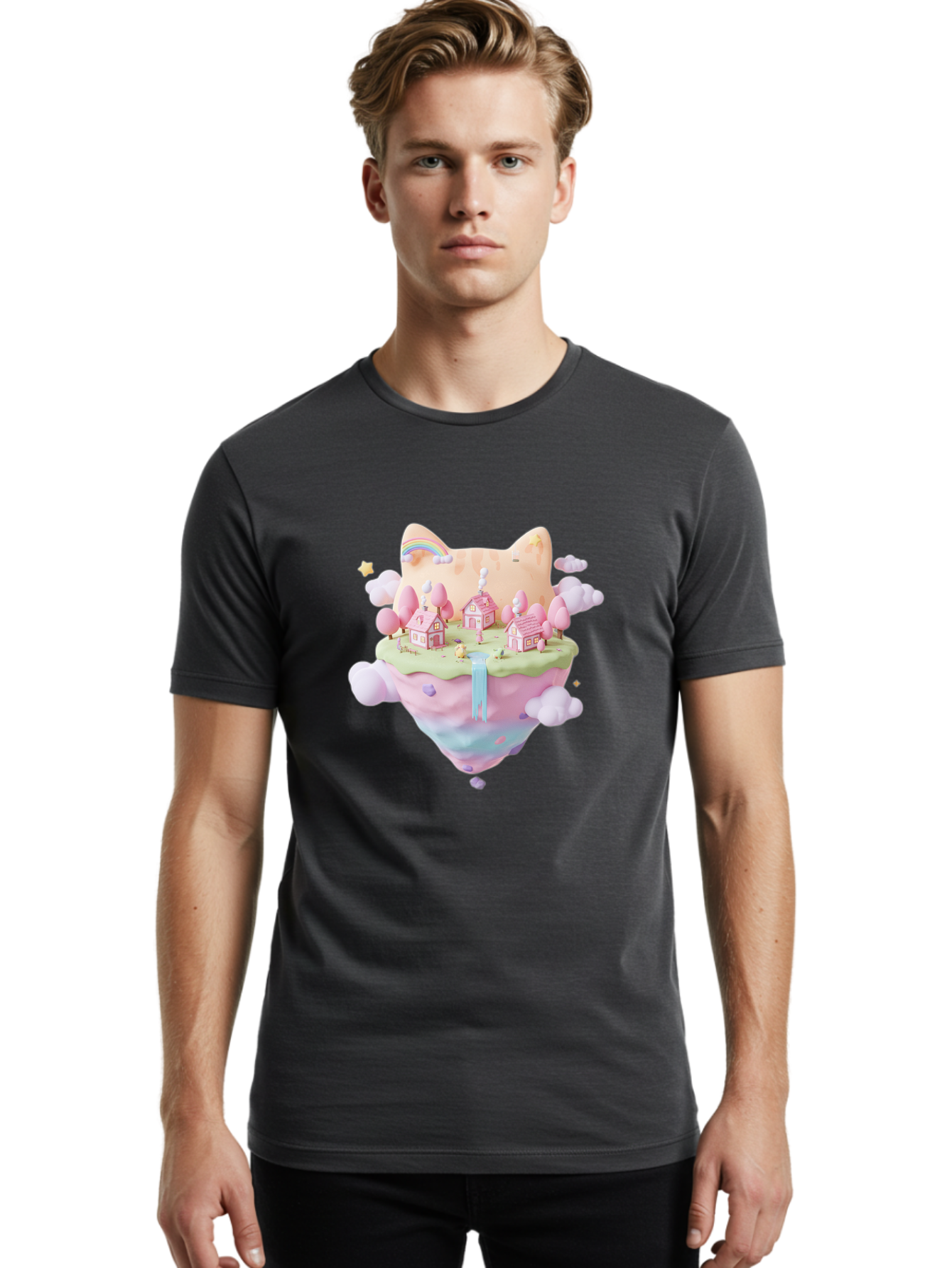 Cat-Island Men'S Graphic Tee, 100% Cotton, Comfortable Casual Summer Wear, Machine Washable, Vintage Camera, Old Camera, Antique Camera, Black Camera, Classic Photography, Photography Equipment, Nostalgic Device, Film Camera, Camera Art Bai632