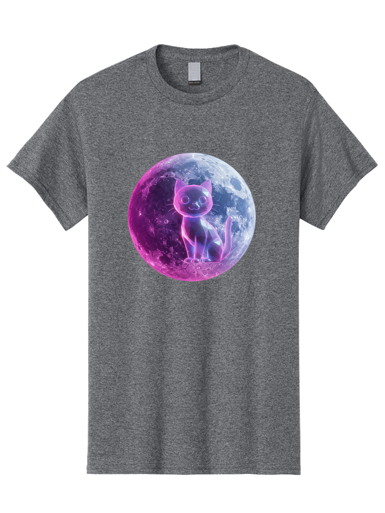 Cat-On-The-Moon-1 Men'S Graphic Tee, 100% Cotton, Comfortable Casual Summer Wear, Machine Washable, Vintage Camera, Old Camera, Antique Camera, Black Camera, Classic Photography, Photography Equipment, Nostalgic Device, Film Camera, Camera Art Bai638