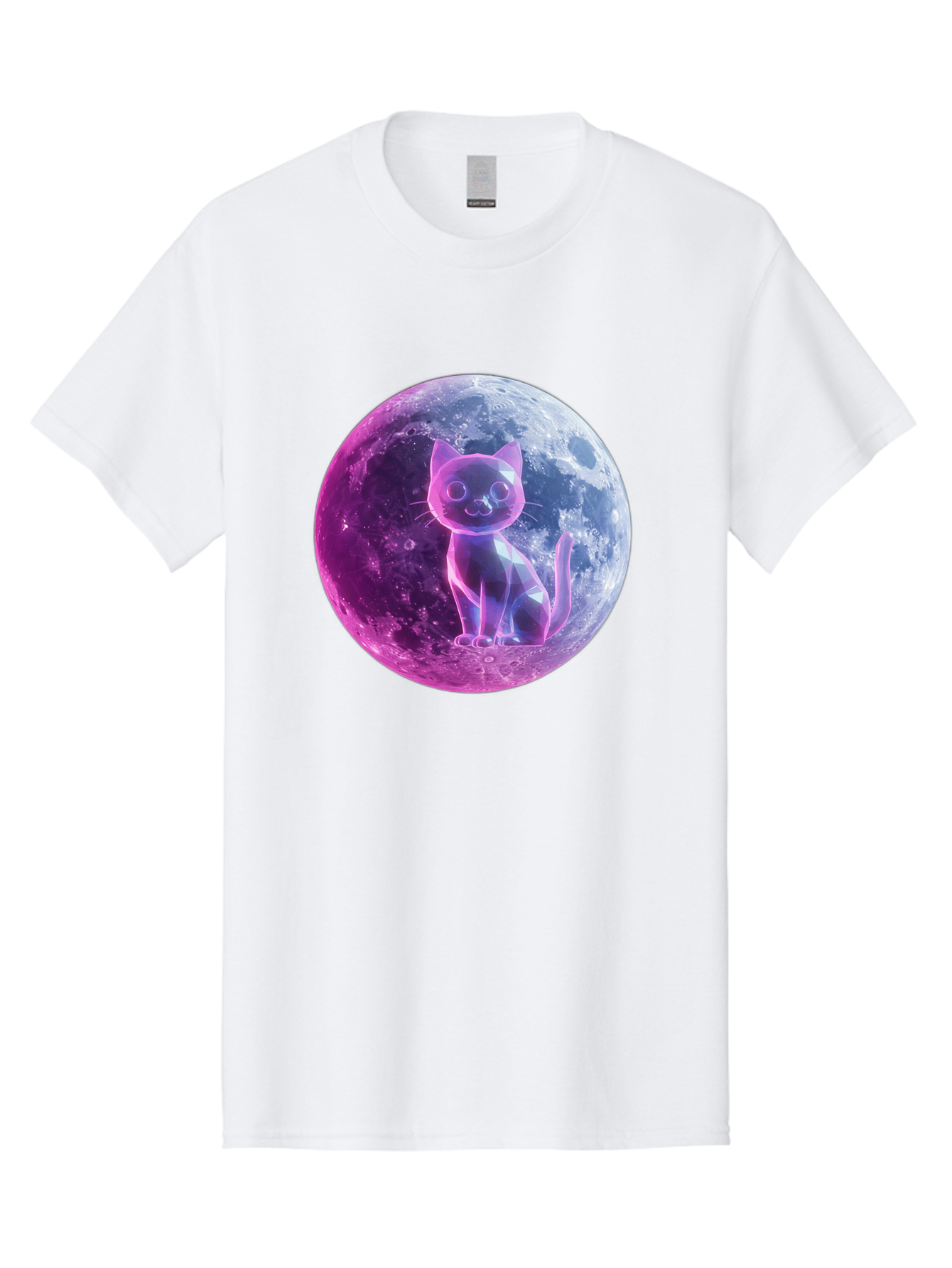 Cat-On-The-Moon-1 Men'S Graphic Tee, 100% Cotton, Comfortable Casual Summer Wear, Machine Washable, Vintage Camera, Old Camera, Antique Camera, Black Camera, Classic Photography, Photography Equipment, Nostalgic Device, Film Camera, Camera Art Bai638