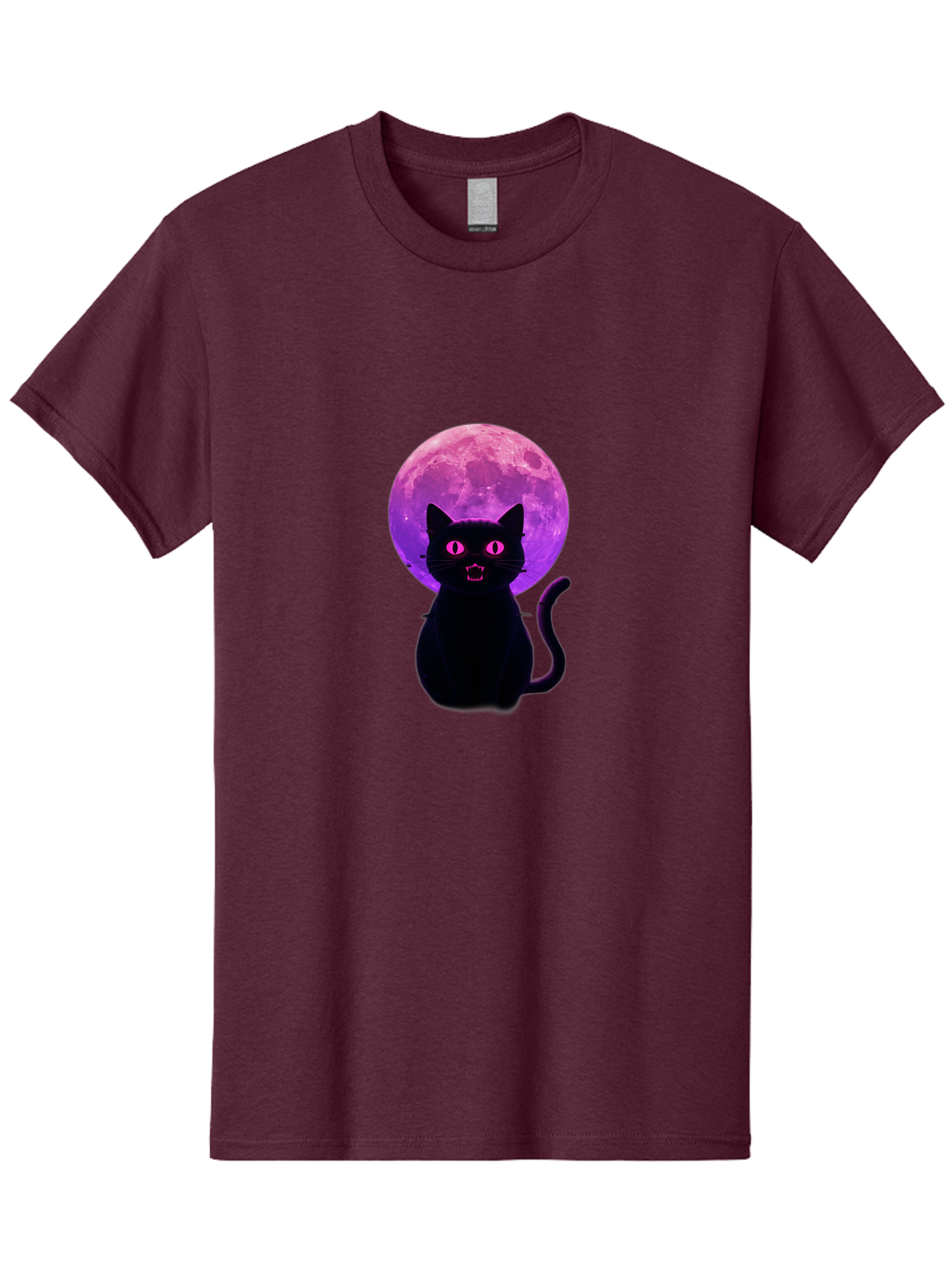 Cat-Under-Purple-Moon Men'S Graphic Tee, 100% Cotton, Comfortable Casual Summer Wear, Machine Washable, Vintage Camera, Old Camera, Antique Camera, Black Camera, Classic Photography, Photography Equipment, Nostalgic Device, Film Camera, Bai647