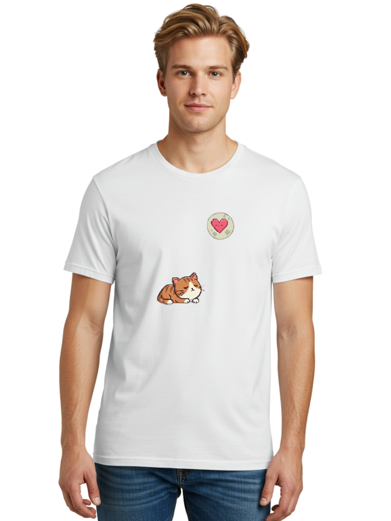 Cat-With-Heart Men'S Graphic Tee, 100% Cotton, Comfortable Casual Summer Wear, Machine Washable, Vintage Camera, Old Camera, Antique Camera, Black Camera, Classic Photography, Photography Equipment, Nostalgic Device, Film Camera, Camera Art Bai648