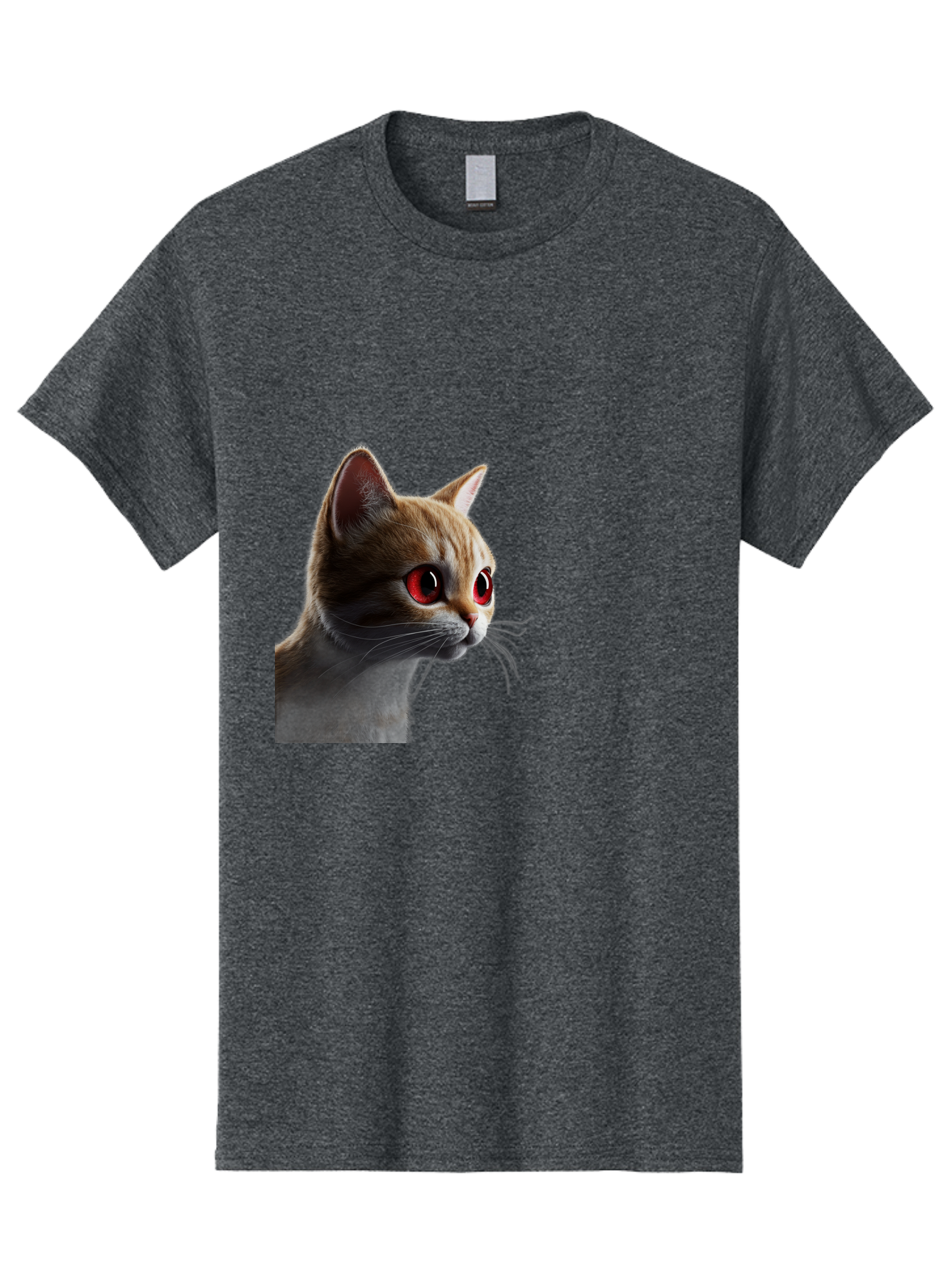 Cat-With-Red-Eyes Men'S Graphic Tee, 100% Cotton, Comfortable Casual Summer Wear, Machine Washable, Vintage Camera, Old Camera, Antique Camera, Black Camera, Classic Photography, Photography Equipment, Nostalgic Device, Film Camera, Camera Art Bai649