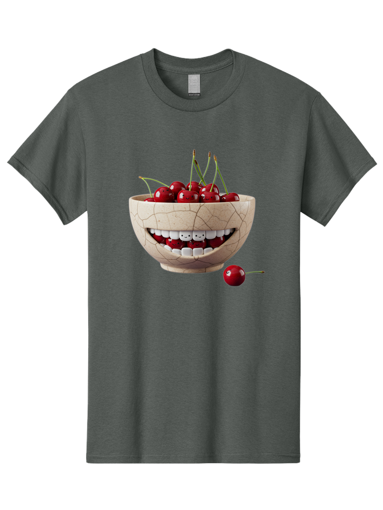 Ceramic-Bowl-With-Cherries Men'S Graphic Tee, 100% Cotton, Comfortable Casual Summer Wear, Machine Washable, Vintage Camera, Old Camera, Antique Camera, Black Camera, Classic Photography, Photography Equipment, Nostalgic Device, Film Camera, Bai653
