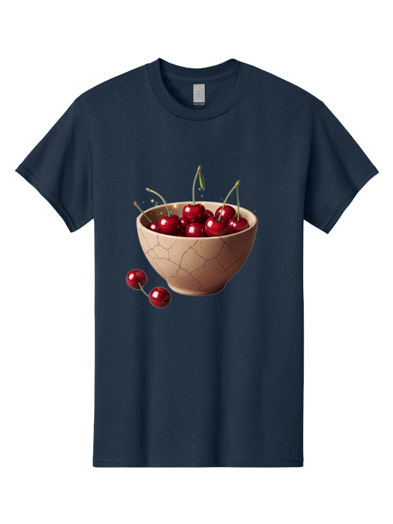 Cherries-5 Men'S Graphic Tee, 100% Cotton, Comfortable Casual Summer Wear, Machine Washable, Vintage Camera, Old Camera, Antique Camera, Black Camera, Classic Photography, Photography Equipment, Nostalgic Device, Film Camera, Camera Art Bai658