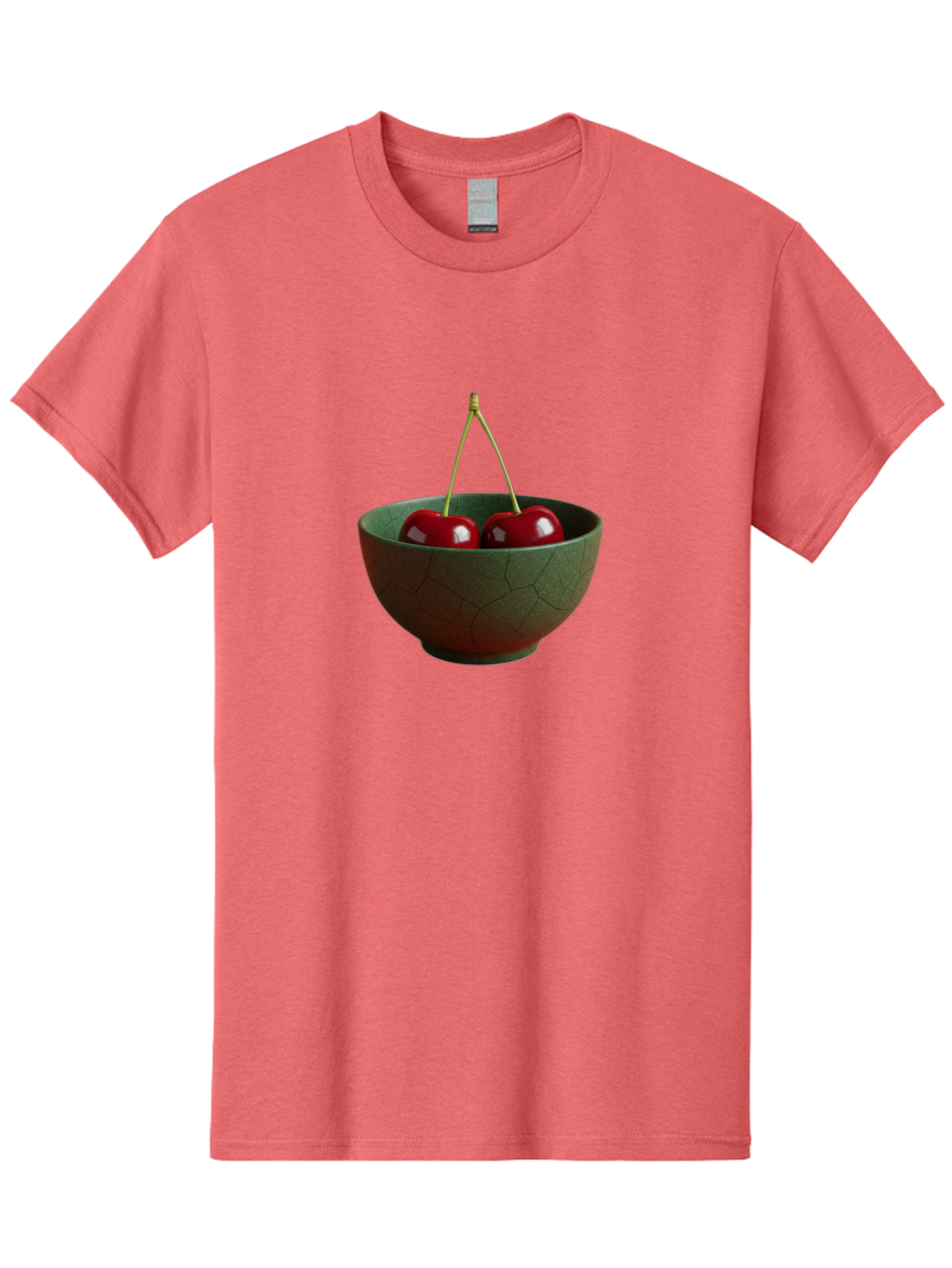 Cherries-Bowl Men'S Graphic Tee, 100% Cotton, Comfortable Casual Summer Wear, Machine Washable, Vintage Camera, Old Camera, Antique Camera, Black Camera, Classic Photography, Photography Equipment, Nostalgic Device, Film Camera, Camera Art Bai661