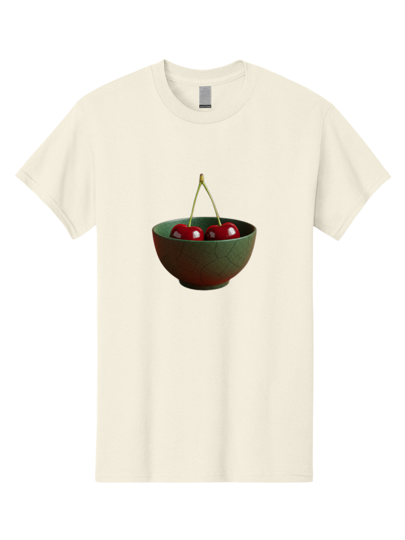 Cherries-Bowl Men'S Graphic Tee, 100% Cotton, Comfortable Casual Summer Wear, Machine Washable, Vintage Camera, Old Camera, Antique Camera, Black Camera, Classic Photography, Photography Equipment, Nostalgic Device, Film Camera, Camera Art Bai661