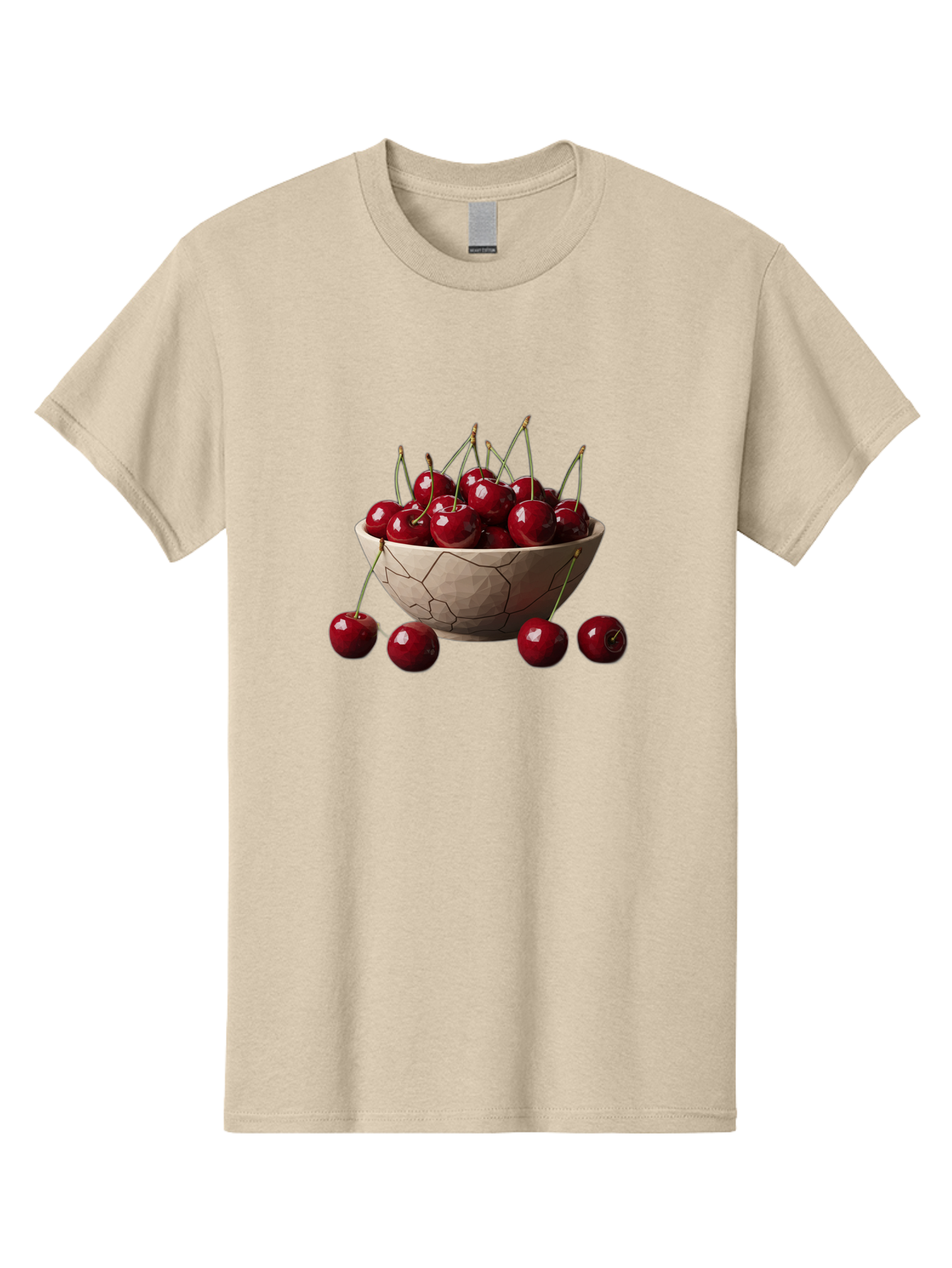 Cherries-In-A-Bowl-2 Men'S Graphic Tee, 100% Cotton, Comfortable Casual Summer Wear, Machine Washable, Vintage Camera, Old Camera, Antique Camera, Black Camera, Classic Photography, Photography Equipment, Nostalgic Device, Film Camera, Bai664