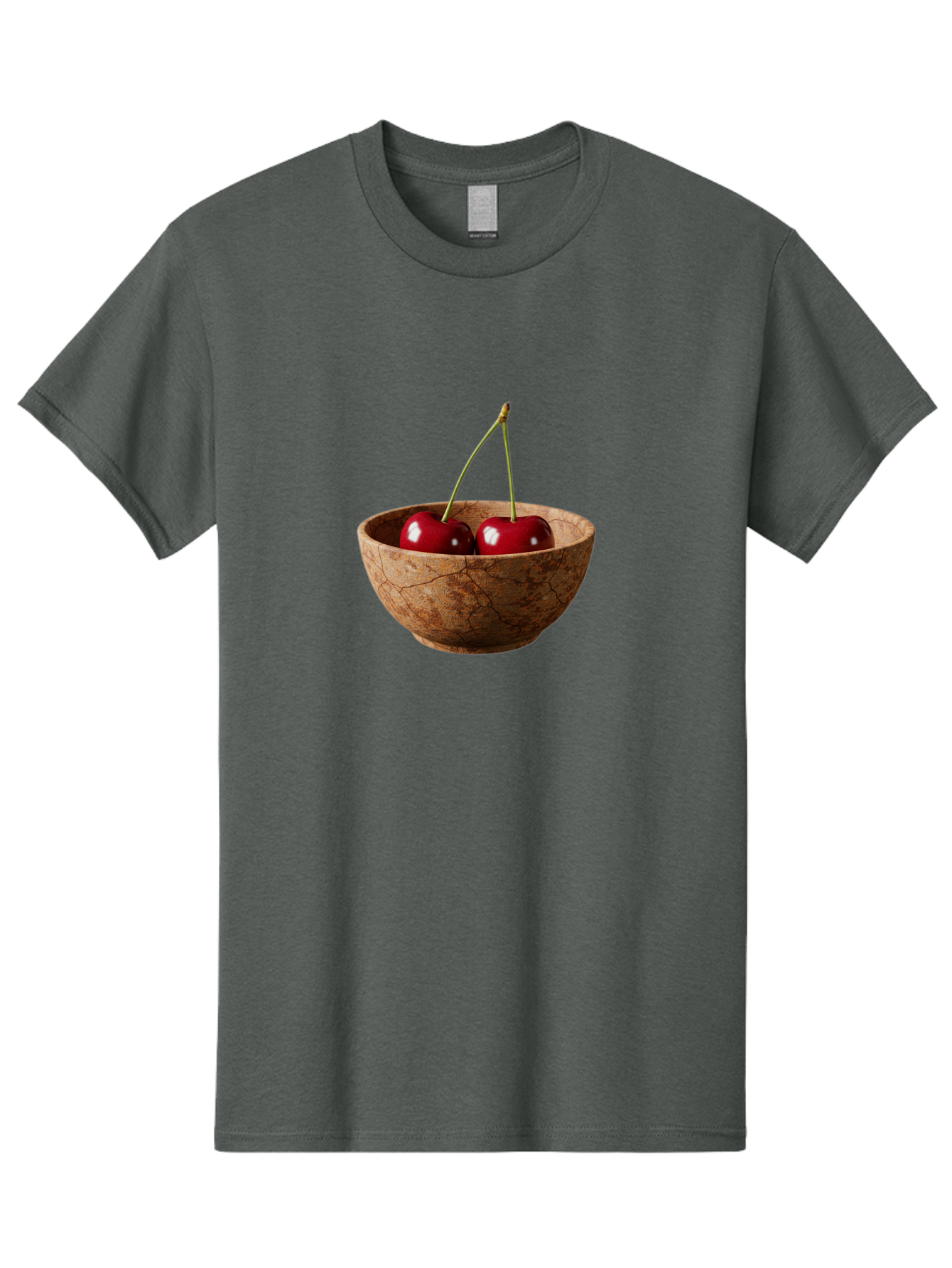 Cherries-In-A-Bowl Men'S Graphic Tee, 100% Cotton, Comfortable Casual Summer Wear, Machine Washable, Vintage Camera, Old Camera, Antique Camera, Black Camera, Classic Photography, Photography Equipment, Nostalgic Device, Film Camera, Bai666