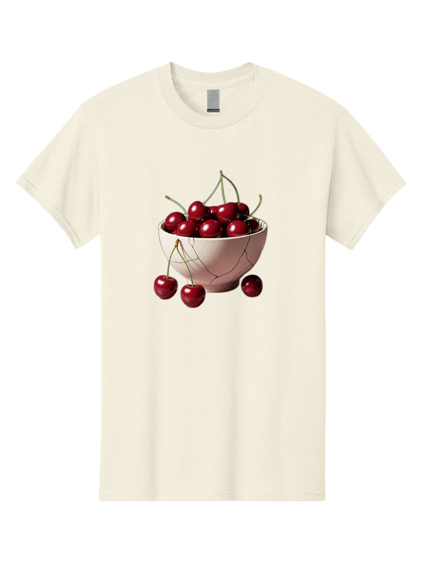 Cherries-In-A-Broken-White-Bowl Men'S Graphic Tee, 100% Cotton, Comfortable Casual Summer Wear, Machine Washable, Vintage Camera, Old Camera, Antique Camera, Black Camera, Classic Photography, Photography Equipment, Nostalgic Device, Bai668