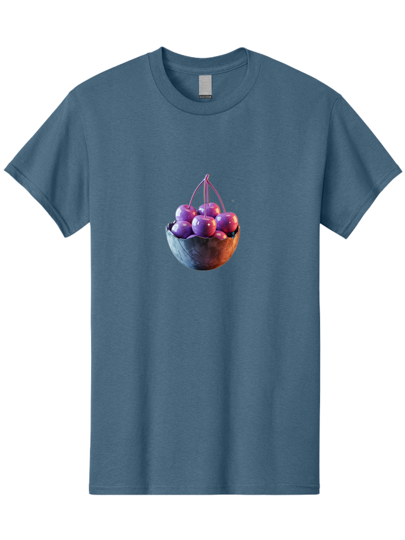 Cherries-In-Basket-1 Men'S Graphic Tee, 100% Cotton, Comfortable Casual Summer Wear, Machine Washable, Vintage Camera, Old Camera, Antique Camera, Black Camera, Classic Photography, Photography Equipment, Nostalgic Device, Film Camera, Bai671