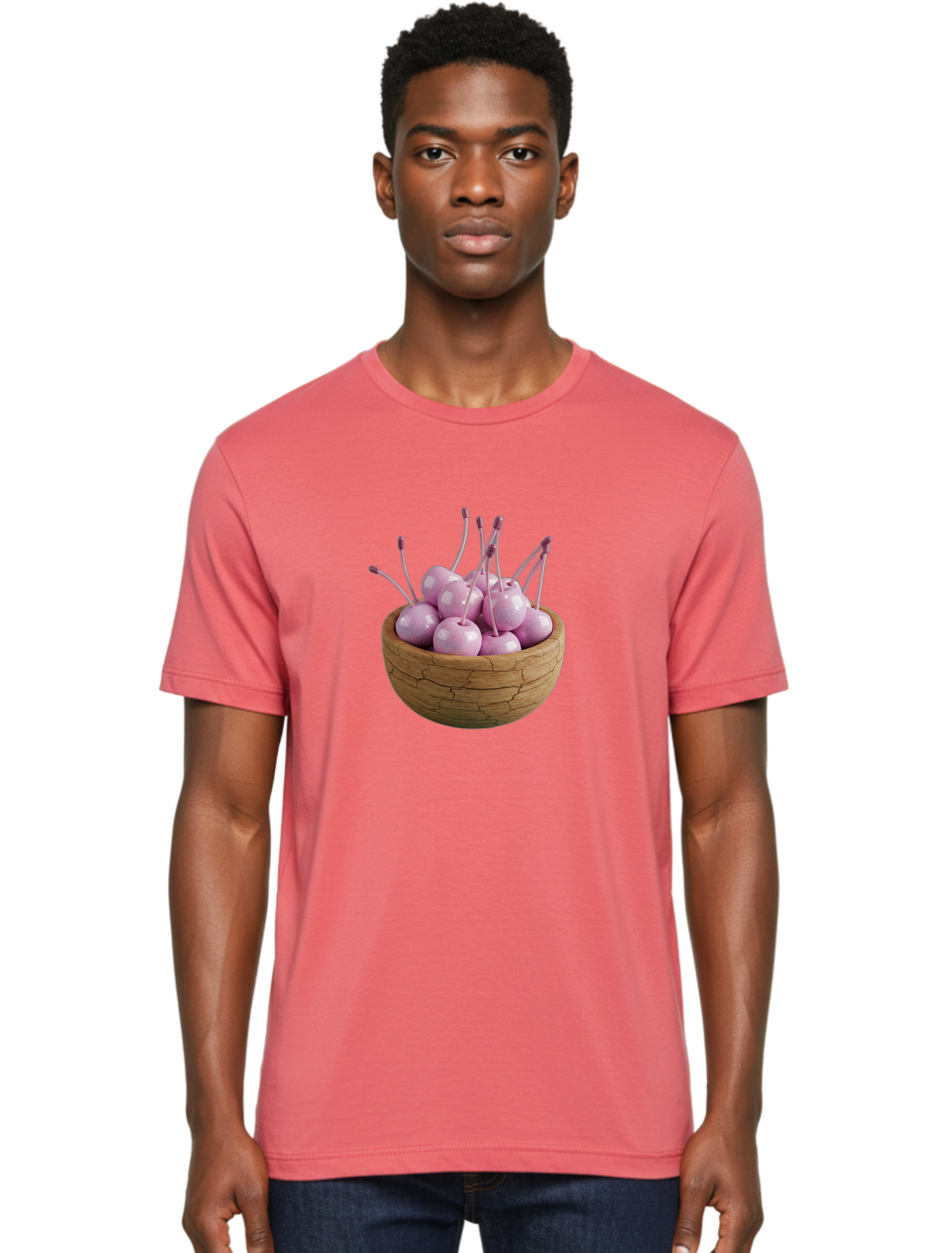 Cherries-In-Basket Men'S Graphic Tee, 100% Cotton, Comfortable Casual Summer Wear, Machine Washable, Vintage Camera, Old Camera, Antique Camera, Black Camera, Classic Photography, Photography Equipment, Nostalgic Device, Film Camera, Bai672