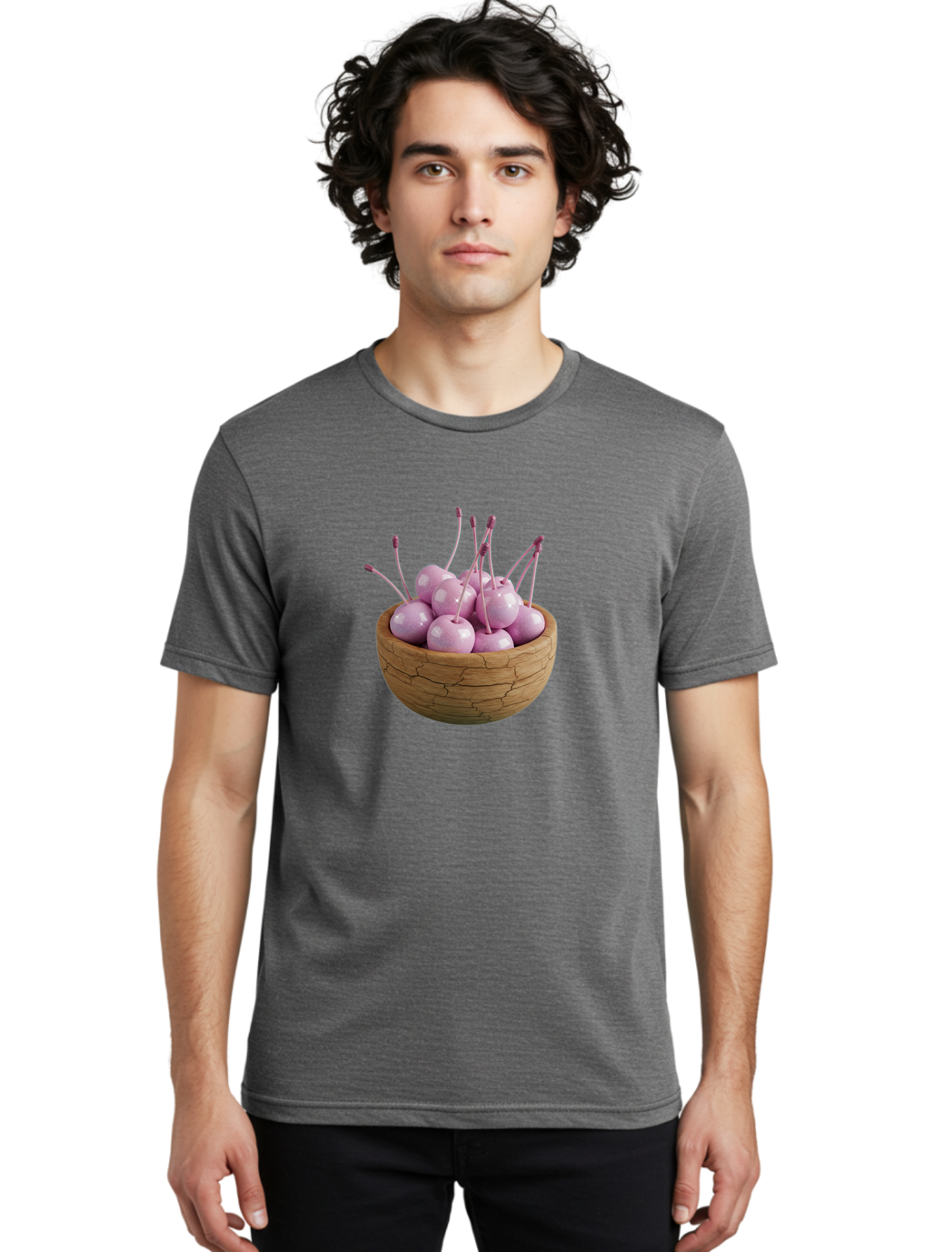 Cherries-In-Basket Men'S Graphic Tee, 100% Cotton, Comfortable Casual Summer Wear, Machine Washable, Vintage Camera, Old Camera, Antique Camera, Black Camera, Classic Photography, Photography Equipment, Nostalgic Device, Film Camera, Bai672