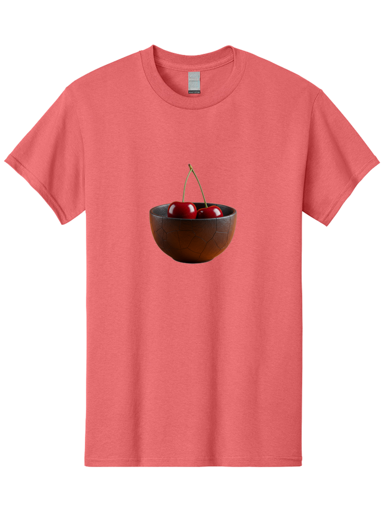 Cherries-In-Bowl-1 Men'S Graphic Tee, 100% Cotton, Comfortable Casual Summer Wear, Machine Washable, Vintage Camera, Old Camera, Antique Camera, Black Camera, Classic Photography, Photography Equipment, Nostalgic Device, Film Camera, Bai673