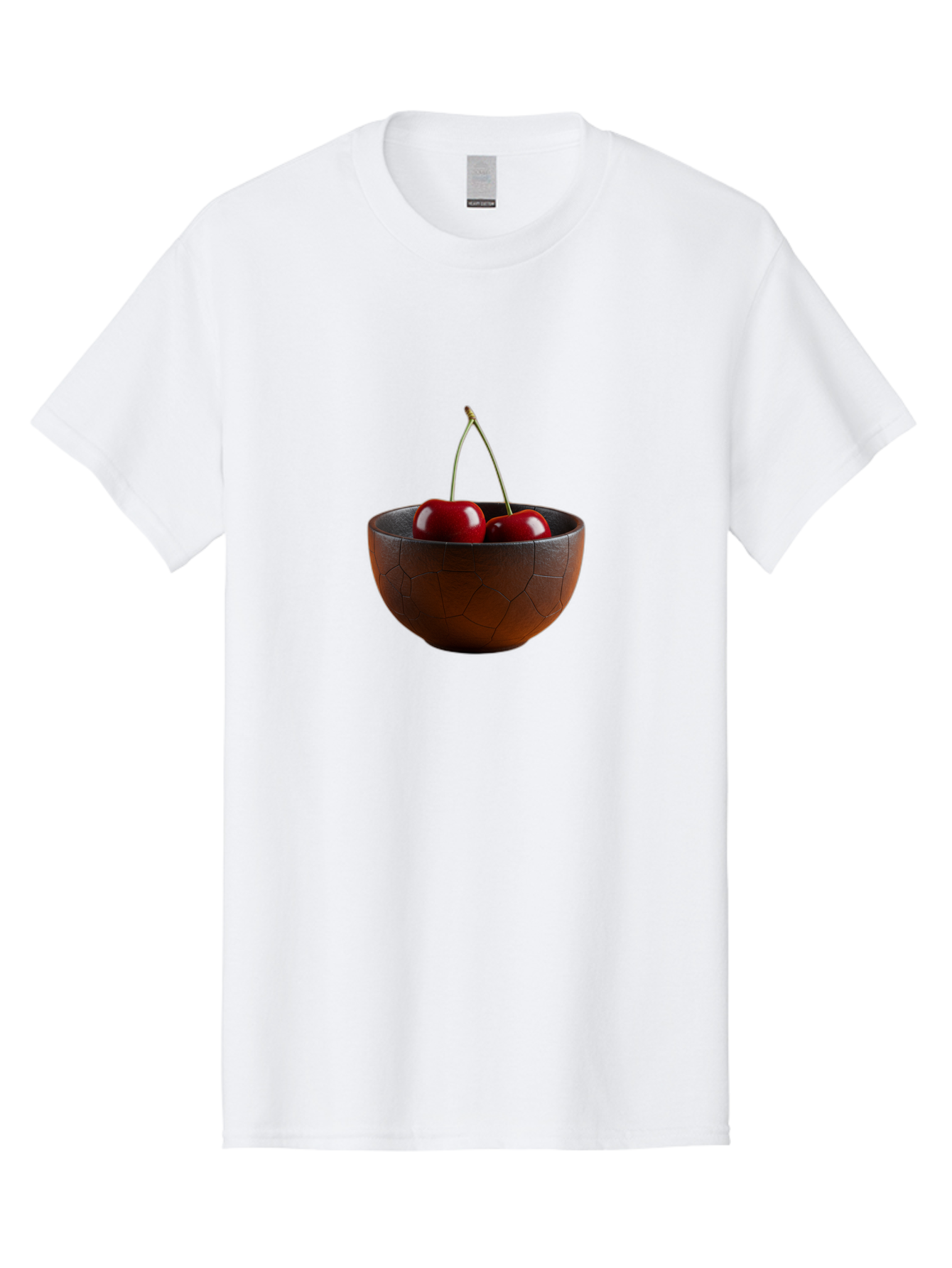 Cherries-In-Bowl-1 Men'S Graphic Tee, 100% Cotton, Comfortable Casual Summer Wear, Machine Washable, Vintage Camera, Old Camera, Antique Camera, Black Camera, Classic Photography, Photography Equipment, Nostalgic Device, Film Camera, Bai673