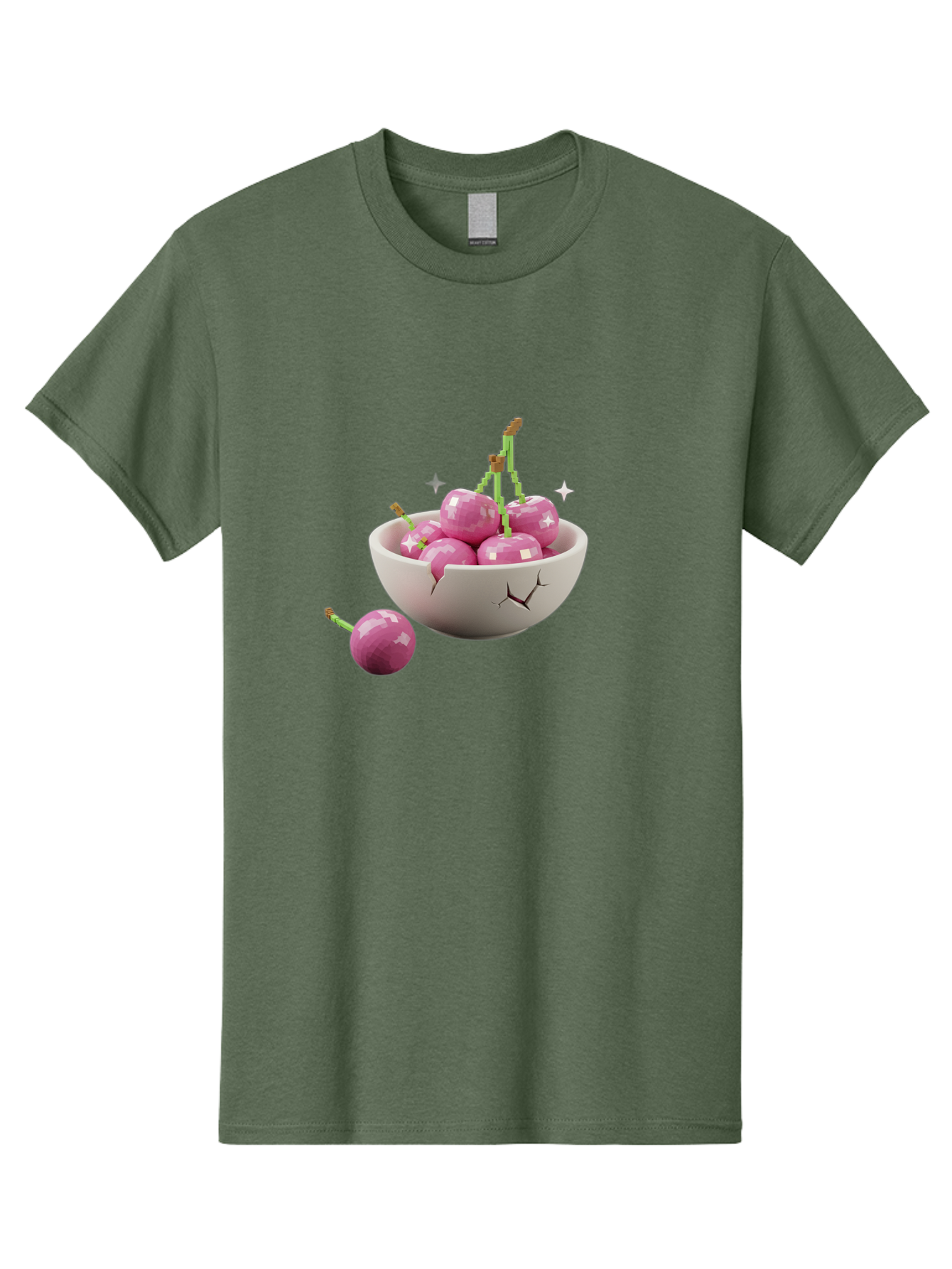 Cherries-In-Bowl-10 Men'S Graphic Tee, 100% Cotton, Comfortable Casual Summer Wear, Machine Washable, Vintage Camera, Old Camera, Antique Camera, Black Camera, Classic Photography, Photography Equipment, Nostalgic Device, Film Camera, Bai674