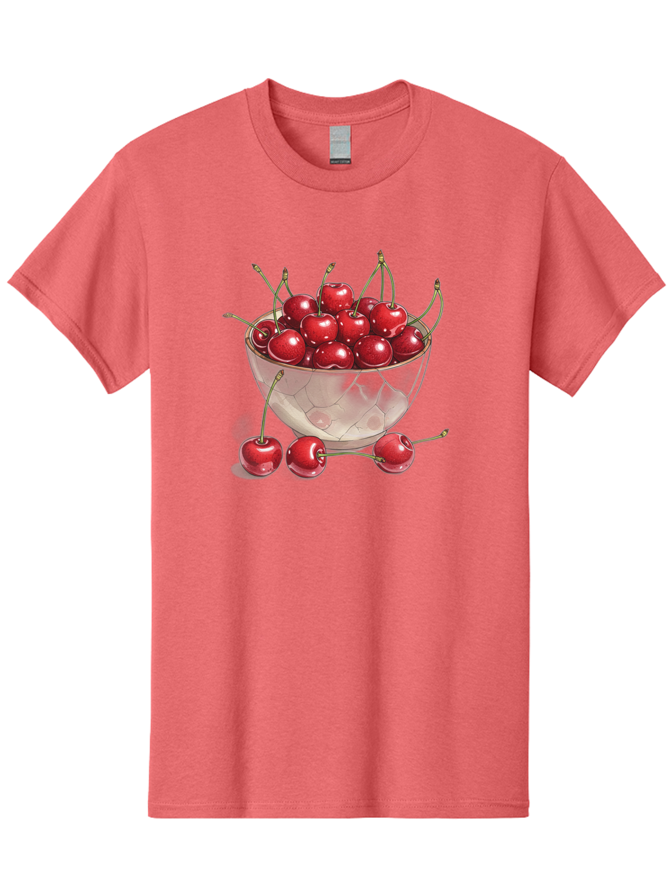 Cherries-In-Bowl-11 Men'S Graphic Tee, 100% Cotton, Comfortable Casual Summer Wear, Machine Washable, Vintage Camera, Old Camera, Antique Camera, Black Camera, Classic Photography, Photography Equipment, Nostalgic Device, Film Camera, Bai675
