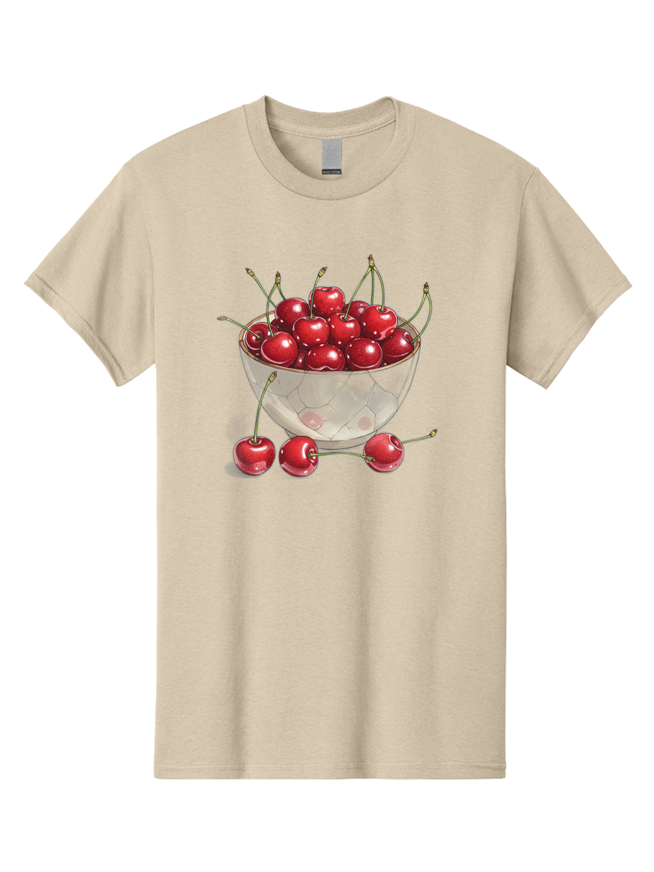 Cherries-In-Bowl-11 Men'S Graphic Tee, 100% Cotton, Comfortable Casual Summer Wear, Machine Washable, Vintage Camera, Old Camera, Antique Camera, Black Camera, Classic Photography, Photography Equipment, Nostalgic Device, Film Camera, Bai675