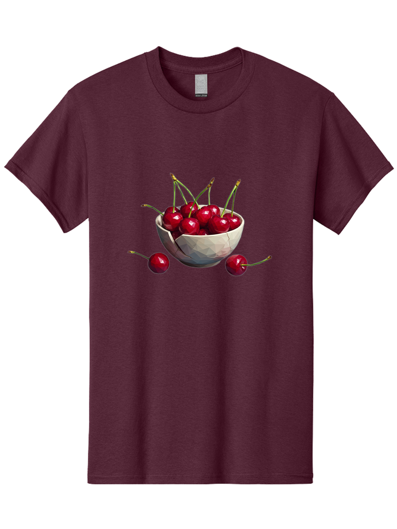 Cherries-In-Bowl-15 Men'S Graphic Tee, 100% Cotton, Comfortable Casual Summer Wear, Machine Washable, Vintage Camera, Old Camera, Antique Camera, Black Camera, Classic Photography, Photography Equipment, Nostalgic Device, Film Camera, Bai679