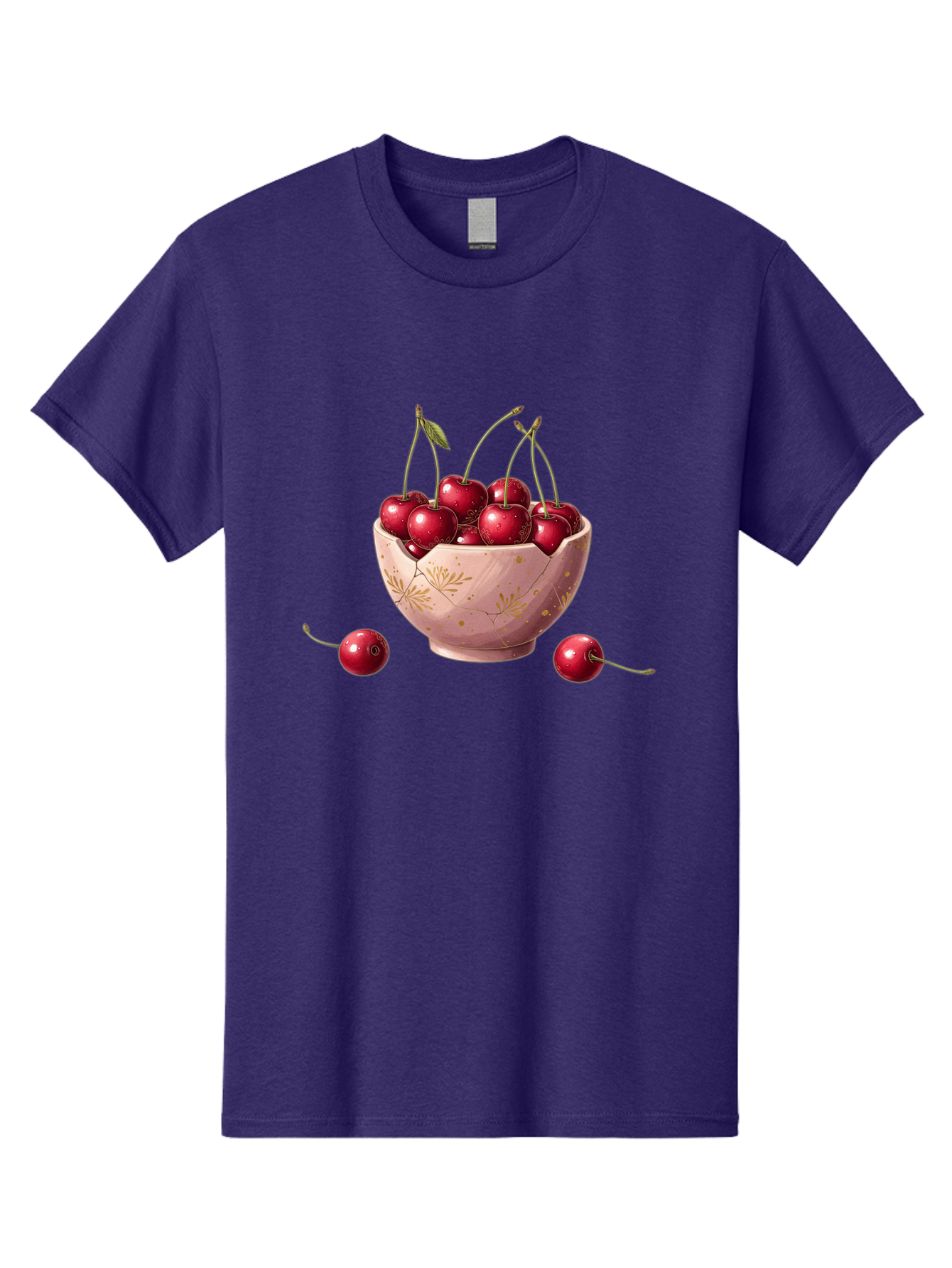 Cherries-In-Bowl-16 Men'S Graphic Tee, 100% Cotton, Comfortable Casual Summer Wear, Machine Washable, Vintage Camera, Old Camera, Antique Camera, Black Camera, Classic Photography, Photography Equipment, Nostalgic Device, Film Camera, Bai680