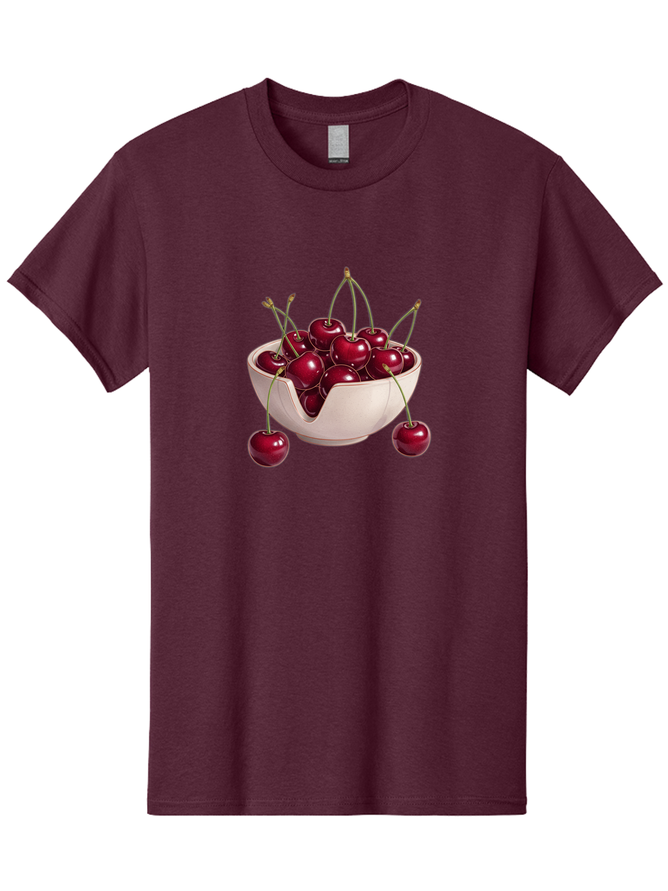 Cherries-In-Bowl-17 Men'S Graphic Tee, 100% Cotton, Comfortable Casual Summer Wear, Machine Washable, Vintage Camera, Old Camera, Antique Camera, Black Camera, Classic Photography, Photography Equipment, Nostalgic Device, Film Camera, Bai681