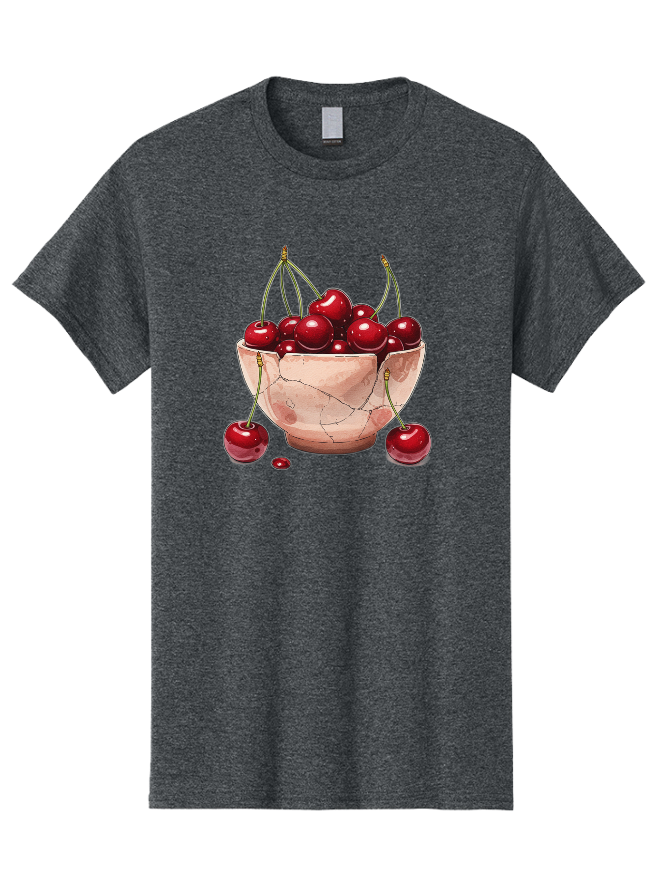 Cherries-In-Bowl-18 Men'S Graphic Tee, 100% Cotton, Comfortable Casual Summer Wear, Machine Washable, Vintage Camera, Old Camera, Antique Camera, Black Camera, Classic Photography, Photography Equipment, Nostalgic Device, Film Camera, Bai682