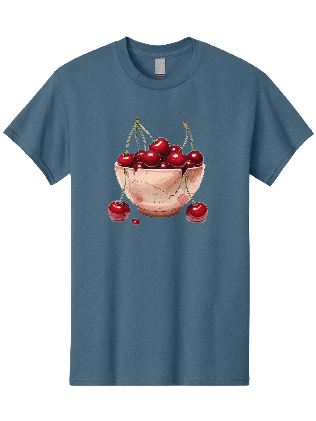 Cherries-In-Bowl-18 Men'S Graphic Tee, 100% Cotton, Comfortable Casual Summer Wear, Machine Washable, Vintage Camera, Old Camera, Antique Camera, Black Camera, Classic Photography, Photography Equipment, Nostalgic Device, Film Camera, Bai682
