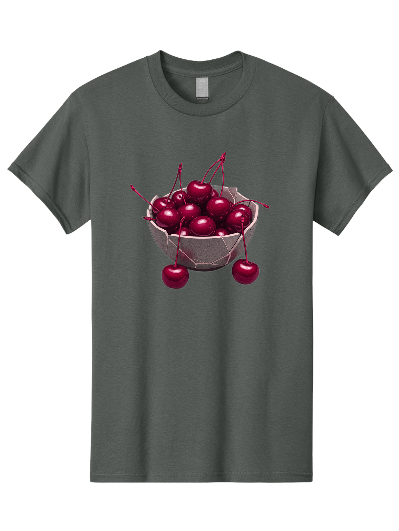Cherries-In-Bowl-19 Men'S Graphic Tee, 100% Cotton, Comfortable Casual Summer Wear, Machine Washable, Vintage Camera, Old Camera, Antique Camera, Black Camera, Classic Photography, Photography Equipment, Nostalgic Device, Film Camera, Bai683