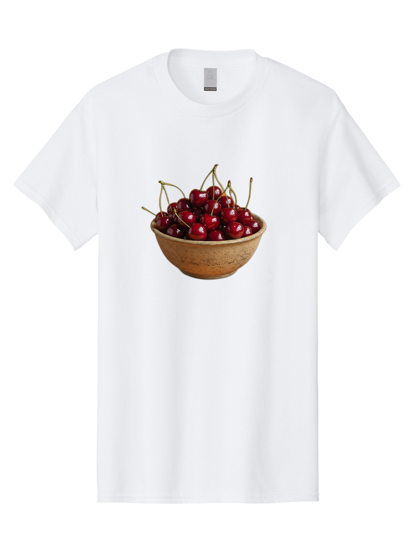 Cherries-In-Bowl-20 Men'S Graphic Tee, 100% Cotton, Comfortable Casual Summer Wear, Machine Washable, Vintage Camera, Old Camera, Antique Camera, Black Camera, Classic Photography, Photography Equipment, Nostalgic Device, Film Camera, Bai685