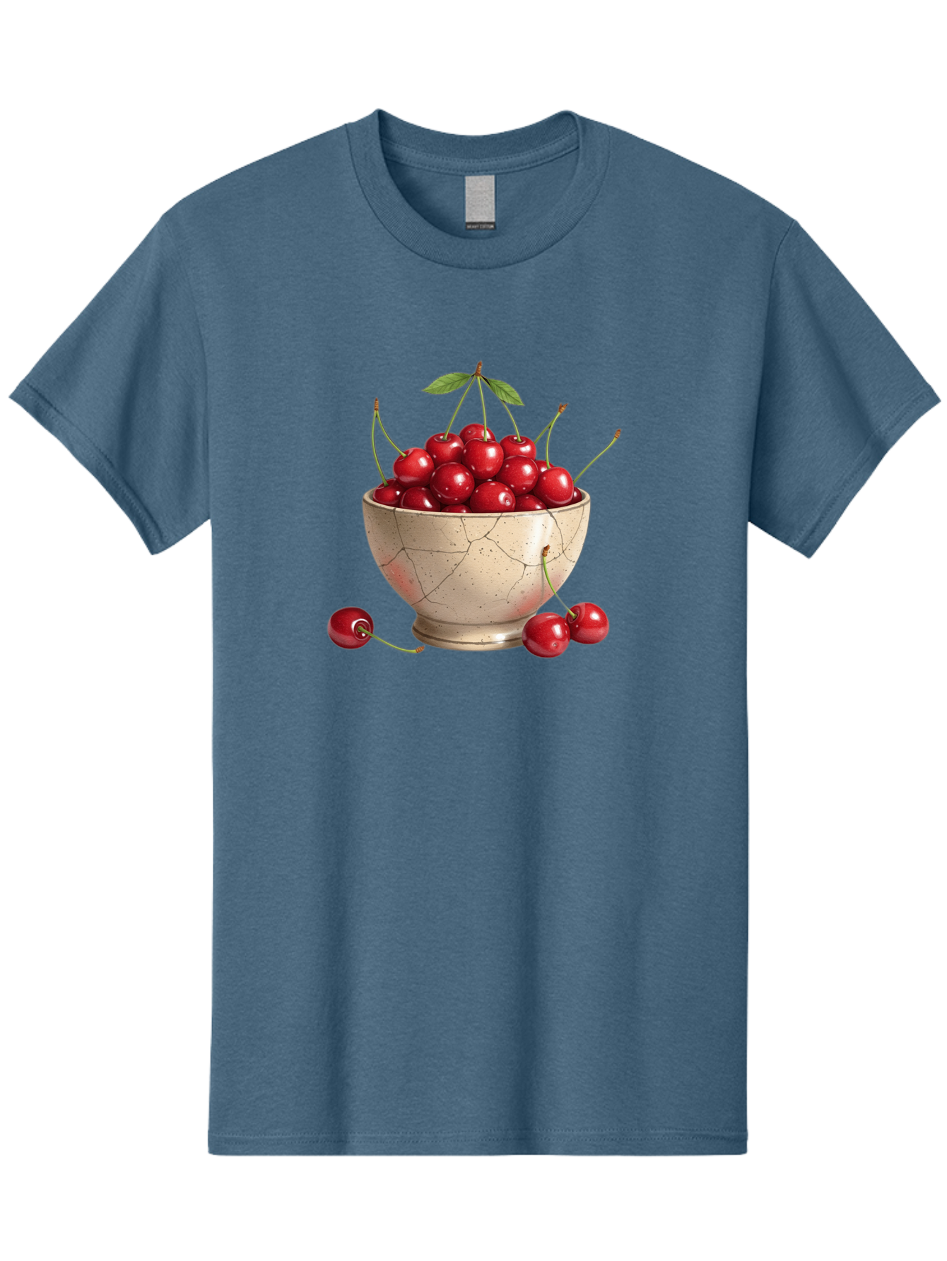 Cherries-In-Bowl-21 Men'S Graphic Tee, 100% Cotton, Comfortable Casual Summer Wear, Machine Washable, Vintage Camera, Old Camera, Antique Camera, Black Camera, Classic Photography, Photography Equipment, Nostalgic Device, Film Camera, Bai686