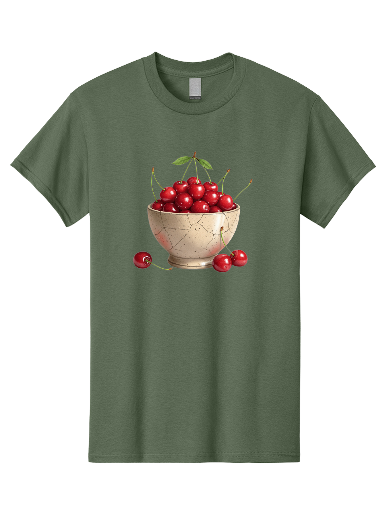 Cherries-In-Bowl-21 Men'S Graphic Tee, 100% Cotton, Comfortable Casual Summer Wear, Machine Washable, Vintage Camera, Old Camera, Antique Camera, Black Camera, Classic Photography, Photography Equipment, Nostalgic Device, Film Camera, Bai686