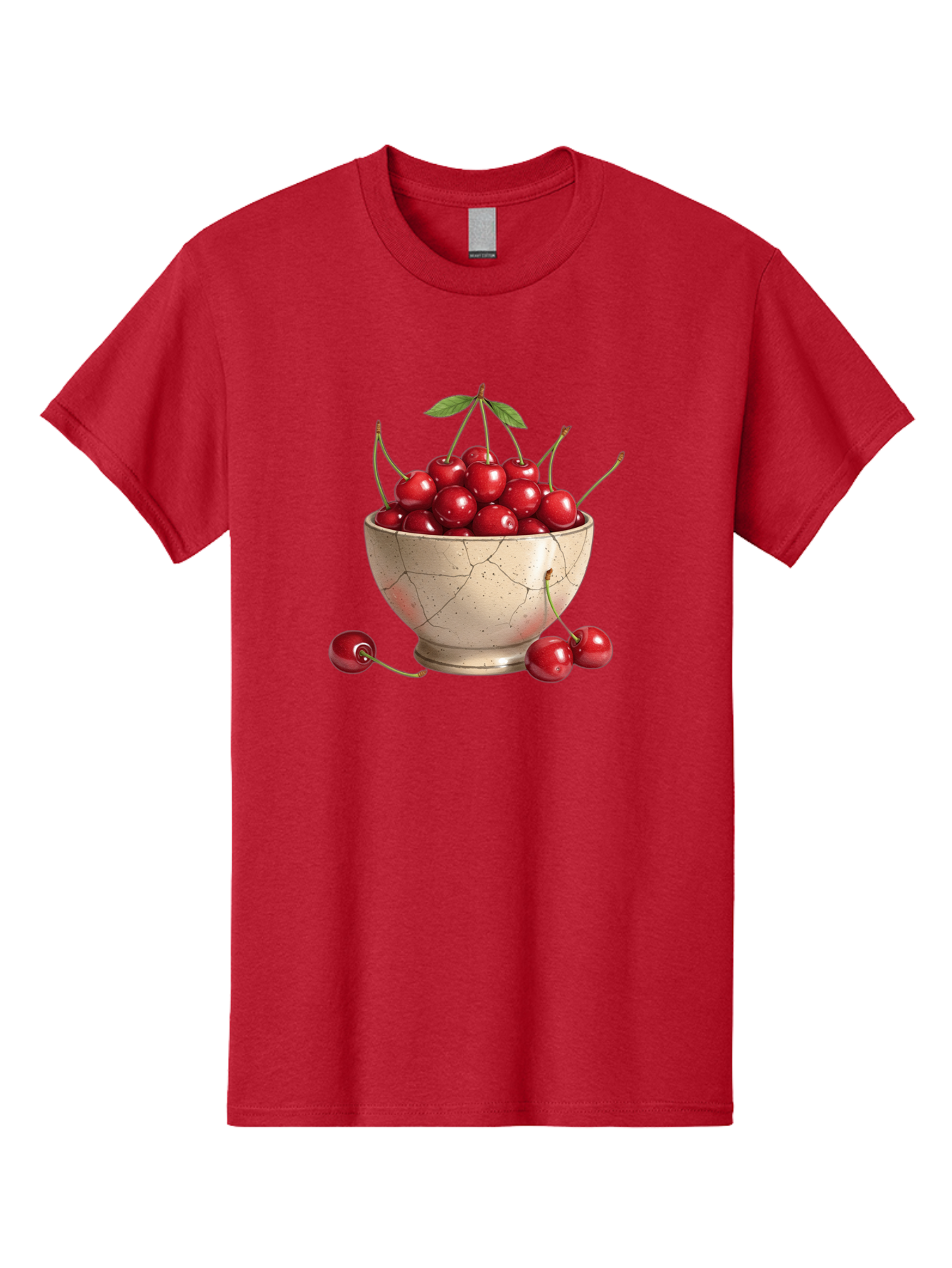 Cherries-In-Bowl-21 Men'S Graphic Tee, 100% Cotton, Comfortable Casual Summer Wear, Machine Washable, Vintage Camera, Old Camera, Antique Camera, Black Camera, Classic Photography, Photography Equipment, Nostalgic Device, Film Camera, Bai686