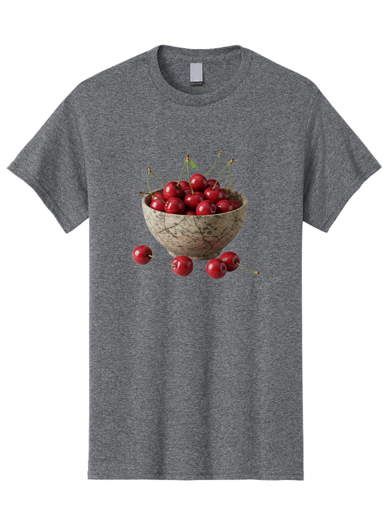 Cherries-In-Bowl-24 Men'S Graphic Tee, 100% Cotton, Comfortable Casual Summer Wear, Machine Washable, Vintage Camera, Old Camera, Antique Camera, Black Camera, Classic Photography, Photography Equipment, Nostalgic Device, Film Camera, Bai689