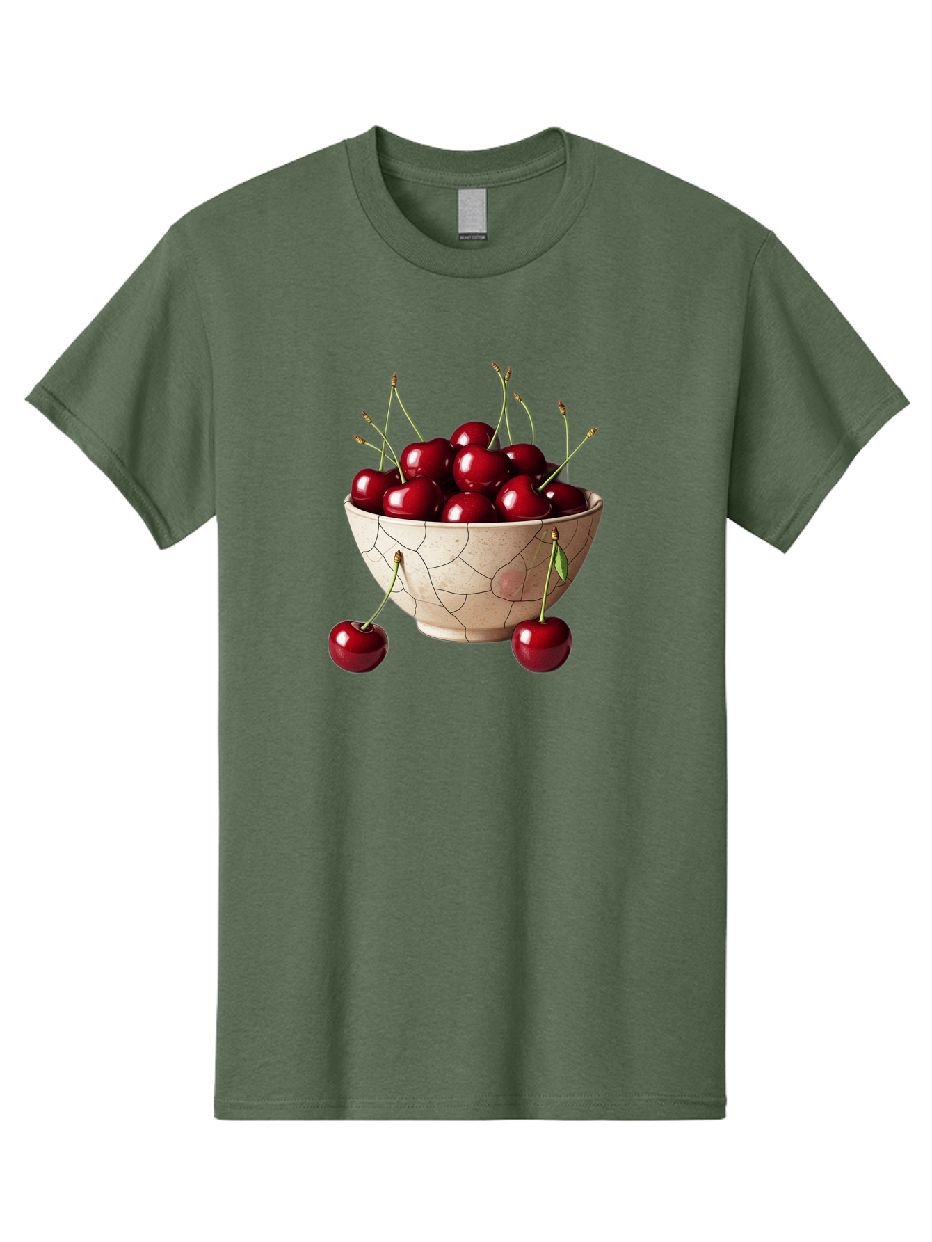 Cherries-In-Bowl-25 Men'S Graphic Tee, 100% Cotton, Comfortable Casual Summer Wear, Machine Washable, Vintage Camera, Old Camera, Antique Camera, Black Camera, Classic Photography, Photography Equipment, Nostalgic Device, Film Camera, Bai690