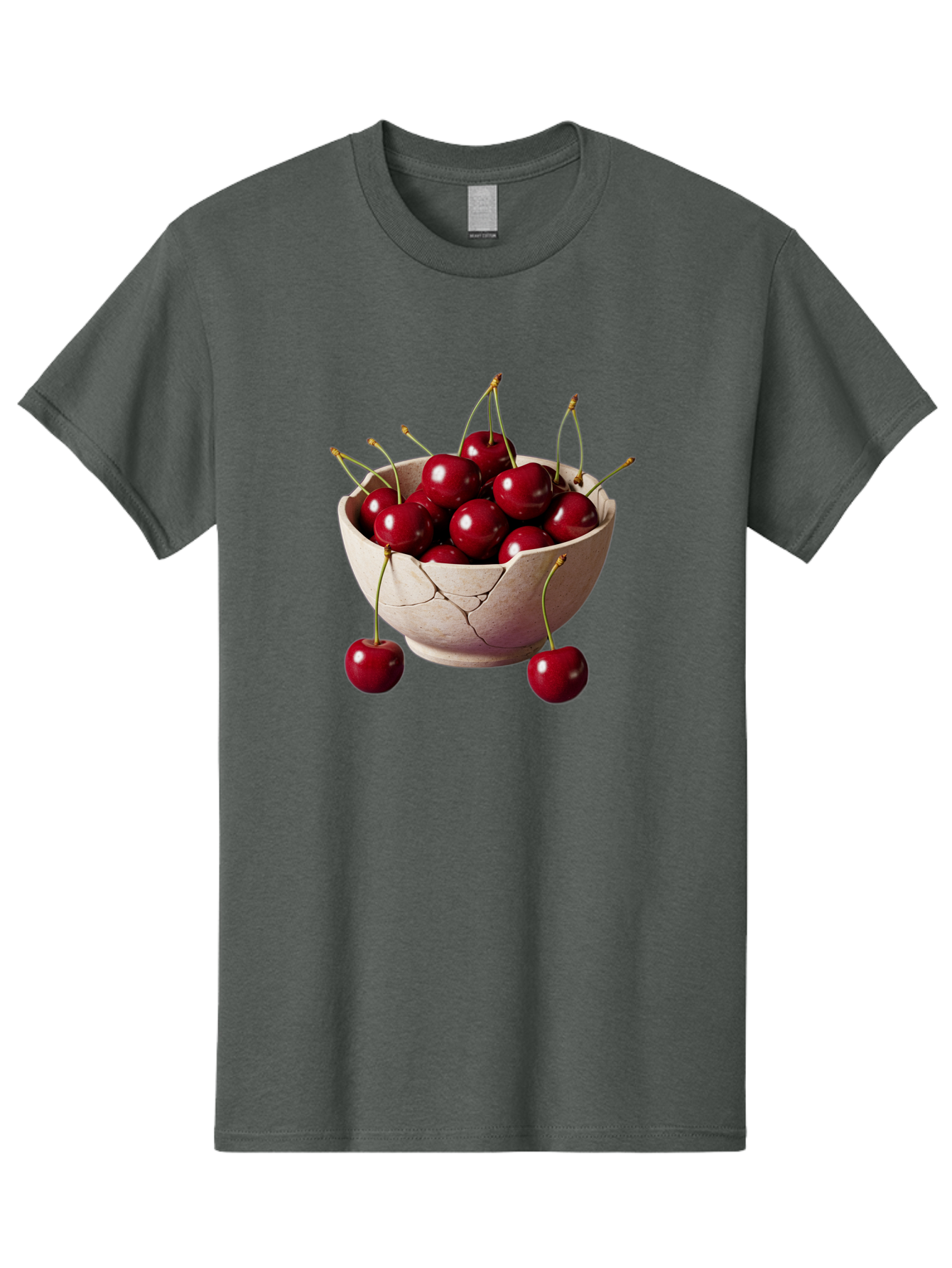 Cherries-In-Bowl-26 Men'S Graphic Tee, 100% Cotton, Comfortable Casual Summer Wear, Machine Washable, Vintage Camera, Old Camera, Antique Camera, Black Camera, Classic Photography, Photography Equipment, Nostalgic Device, Film Camera, Bai691