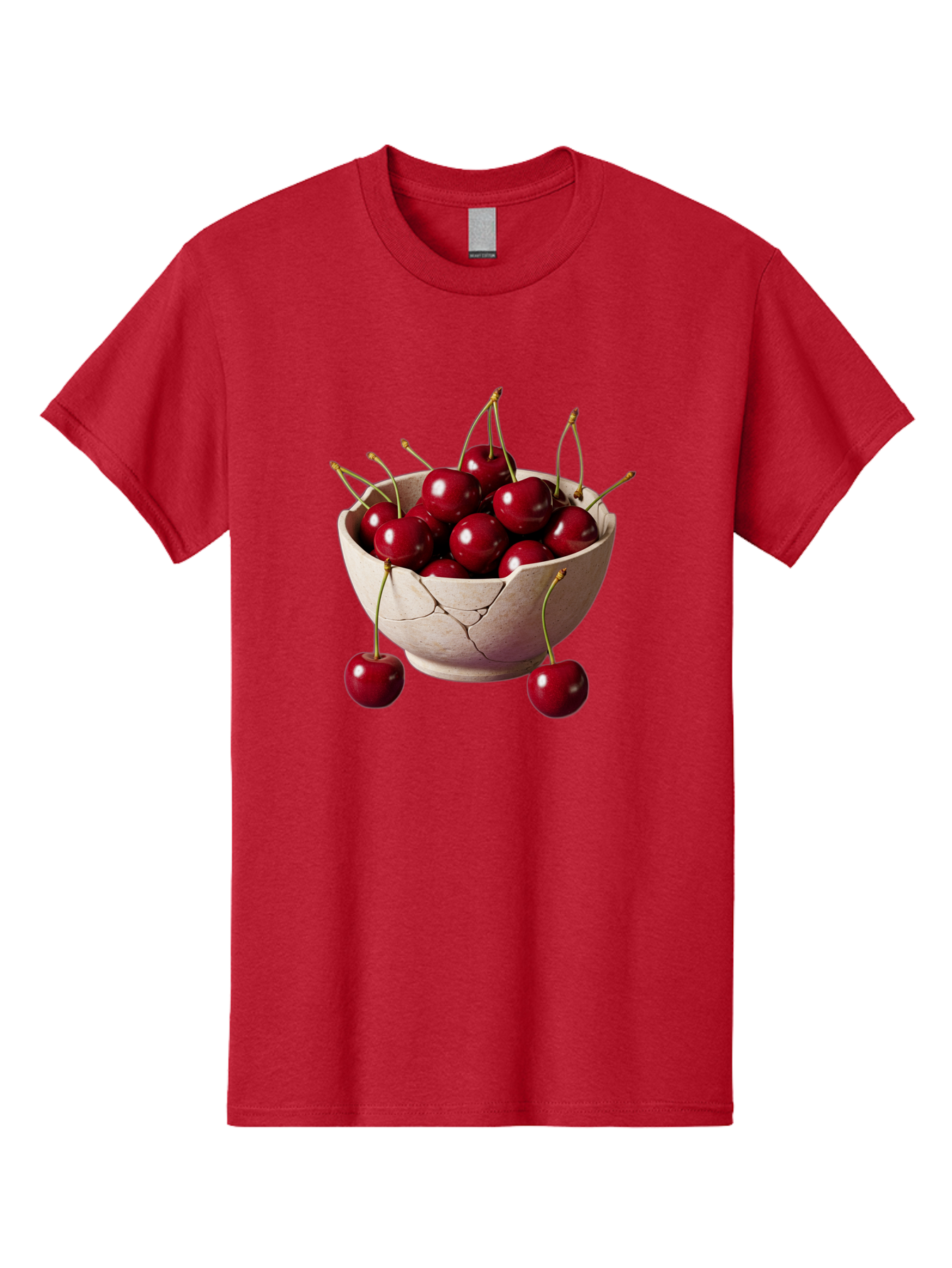 Cherries-In-Bowl-26 Men'S Graphic Tee, 100% Cotton, Comfortable Casual Summer Wear, Machine Washable, Vintage Camera, Old Camera, Antique Camera, Black Camera, Classic Photography, Photography Equipment, Nostalgic Device, Film Camera, Bai691