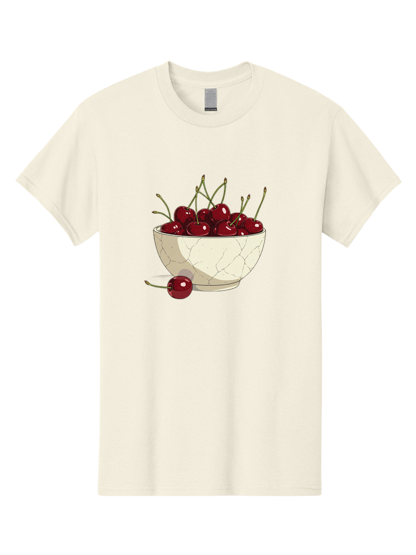 Cherries-In-Bowl-3 Men'S Graphic Tee, 100% Cotton, Comfortable Casual Summer Wear, Machine Washable, Vintage Camera, Old Camera, Antique Camera, Black Camera, Classic Photography, Photography Equipment, Nostalgic Device, Film Camera, Bai693
