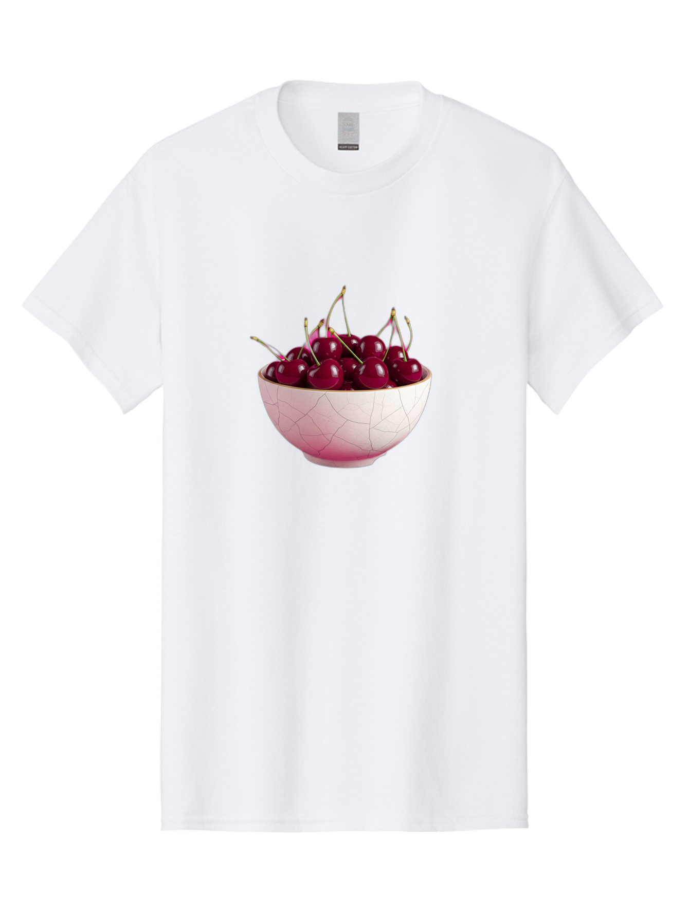 Cherries-In-Bowl-4 Men'S Graphic Tee, 100% Cotton, Comfortable Casual Summer Wear, Machine Washable, Vintage Camera, Old Camera, Antique Camera, Black Camera, Classic Photography, Photography Equipment, Nostalgic Device, Film Camera, Bai694