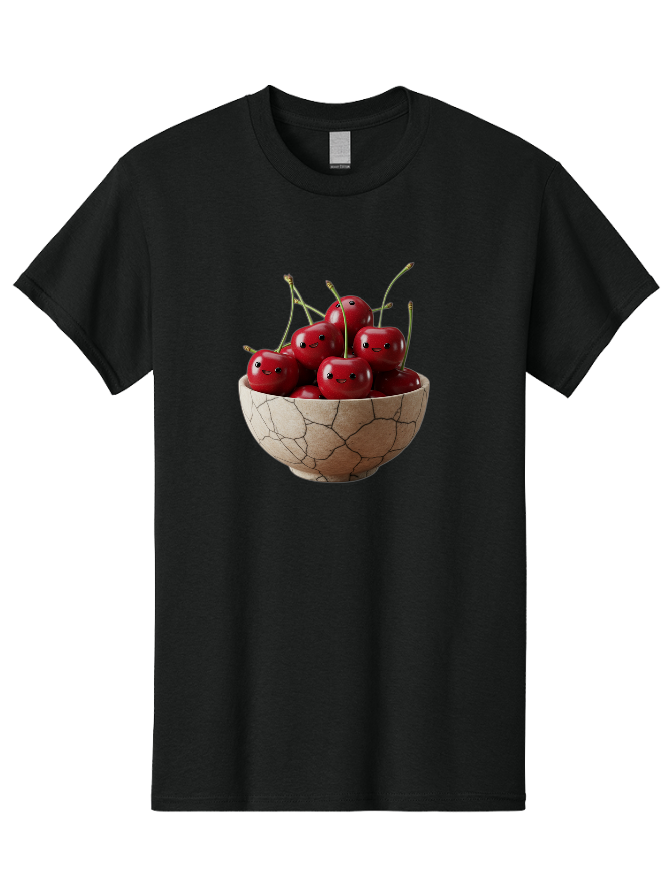 Cherries-In-Bowl-5 Men'S Graphic Tee, 100% Cotton, Comfortable Casual Summer Wear, Machine Washable, Vintage Camera, Old Camera, Antique Camera, Black Camera, Classic Photography, Photography Equipment, Nostalgic Device, Film Camera, Bai695