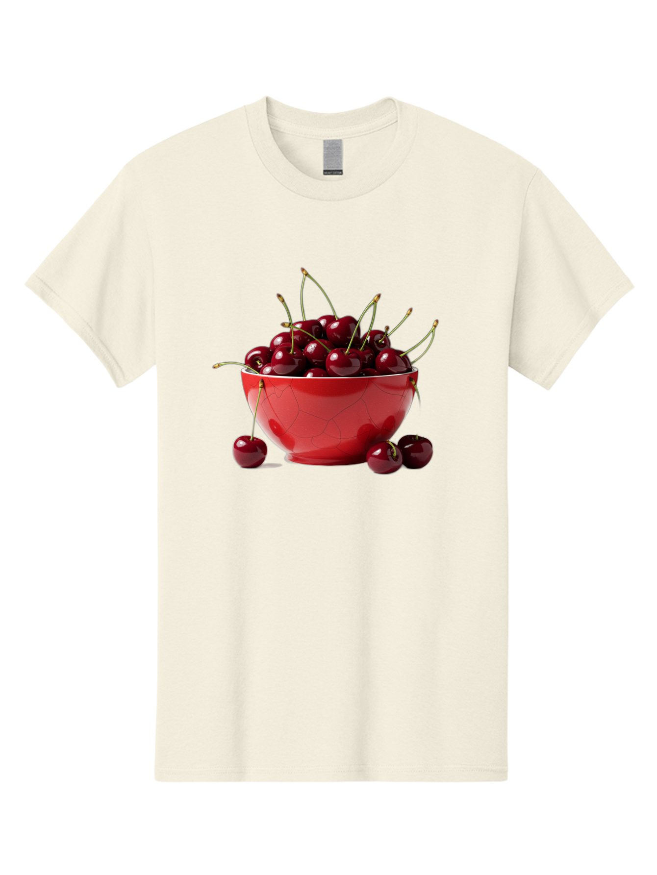 Cherries-In-Bowl-6 Men'S Graphic Tee, 100% Cotton, Comfortable Casual Summer Wear, Machine Washable, Vintage Camera, Old Camera, Antique Camera, Black Camera, Classic Photography, Photography Equipment, Nostalgic Device, Film Camera, Bai696