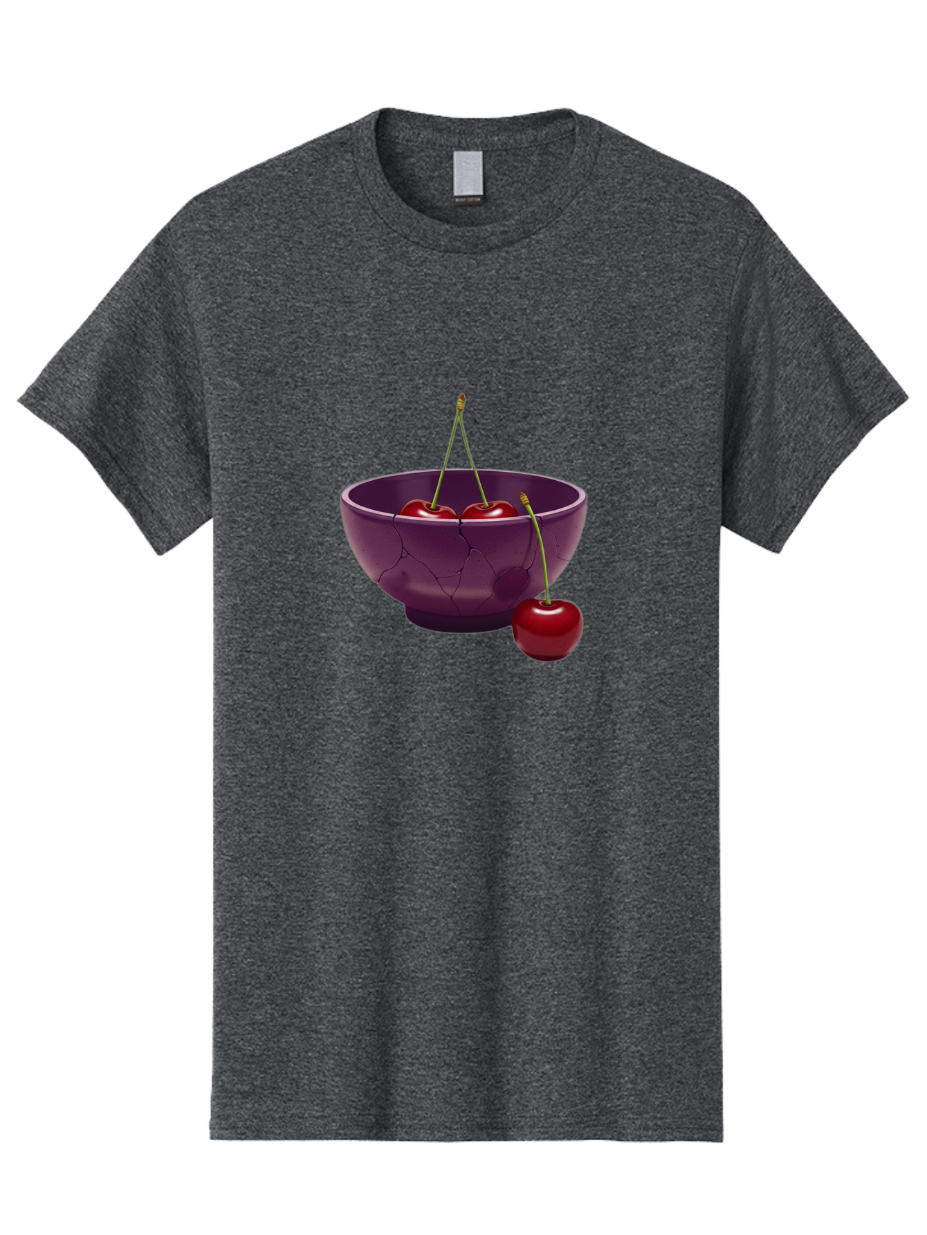 Cherries-In-Bowl Men'S Graphic Tee, 100% Cotton, Comfortable Casual Summer Wear, Machine Washable, Vintage Camera, Old Camera, Antique Camera, Black Camera, Classic Photography, Photography Equipment, Nostalgic Device, Film Camera, Camera Art Bai700