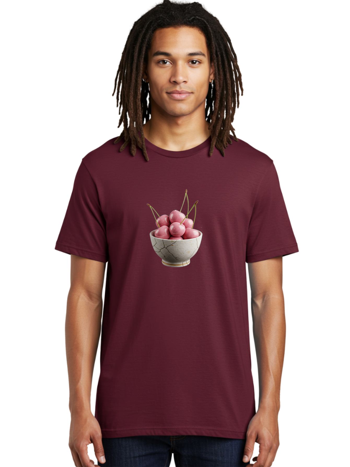 Cherries-In-Cracked-Bowl Men'S Graphic Tee, 100% Cotton, Comfortable Casual Summer Wear, Machine Washable, Vintage Camera, Old Camera, Antique Camera, Black Camera, Classic Photography, Photography Equipment, Nostalgic Device, Film Camera, Bai703