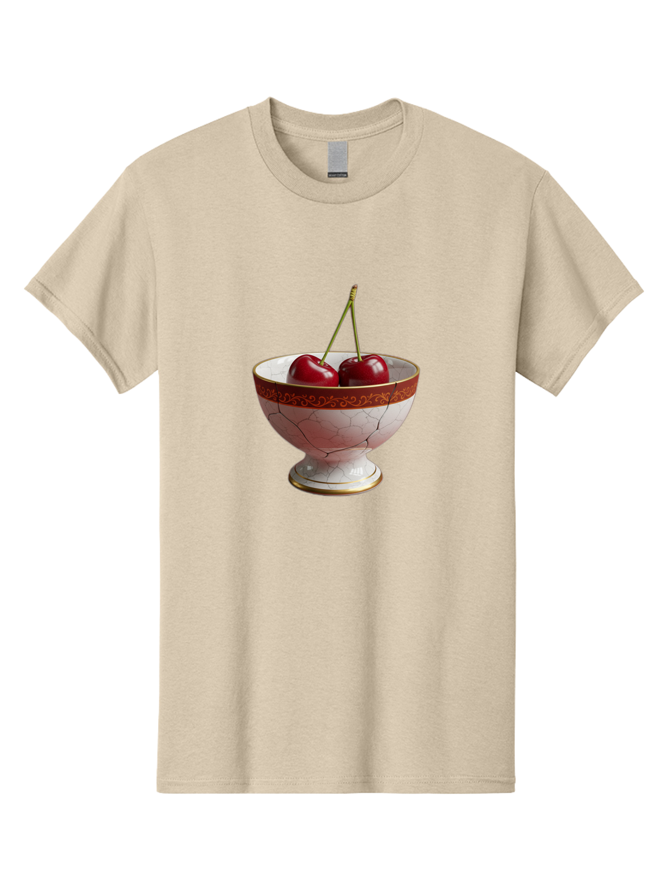 Cherries-In-Kintsugi-Bowl Men'S Graphic Tee, 100% Cotton, Comfortable Casual Summer Wear, Machine Washable, Vintage Camera, Old Camera, Antique Camera, Black Camera, Classic Photography, Photography Equipment, Nostalgic Device, Film Camera, Bai709