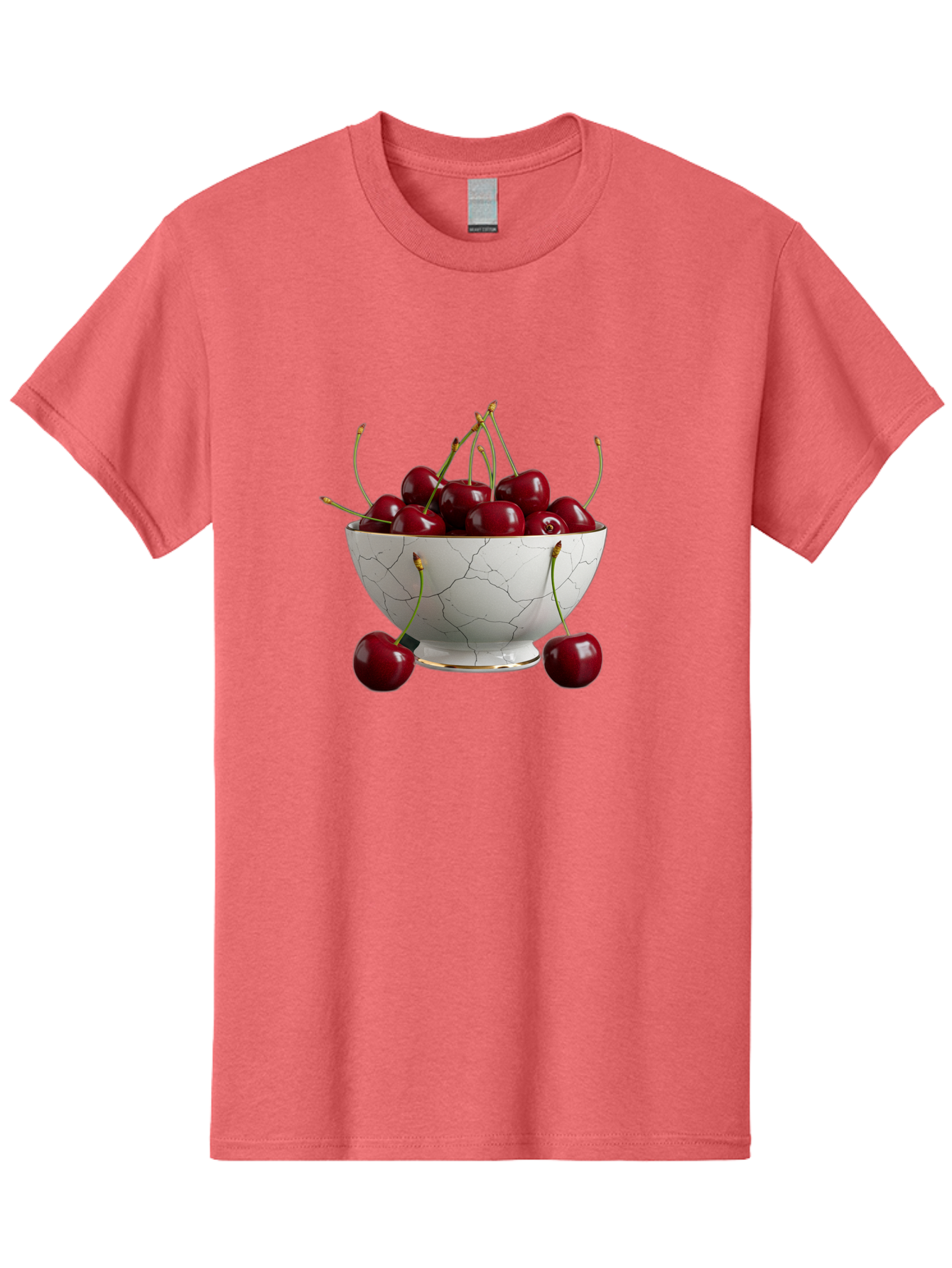Cherries-In-Marble-Bowl Men'S Graphic Tee, 100% Cotton, Comfortable Casual Summer Wear, Machine Washable, Vintage Camera, Old Camera, Antique Camera, Black Camera, Classic Photography, Photography Equipment, Nostalgic Device, Film Camera, Bai710